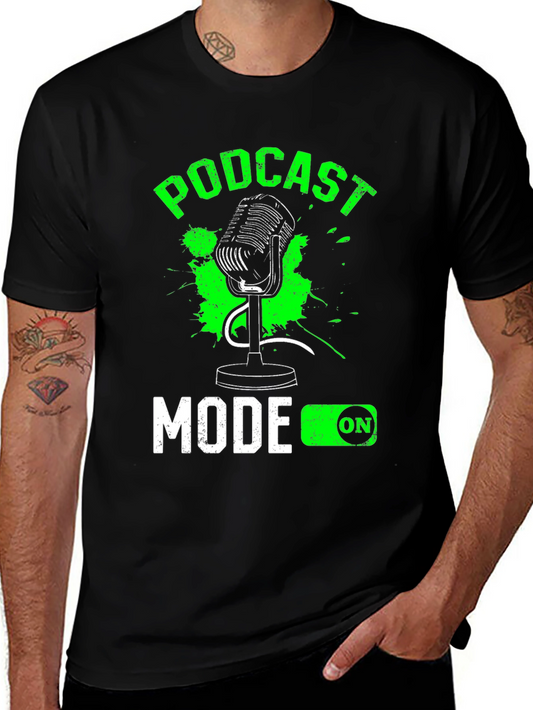 Podcast Mode On T-Shirt