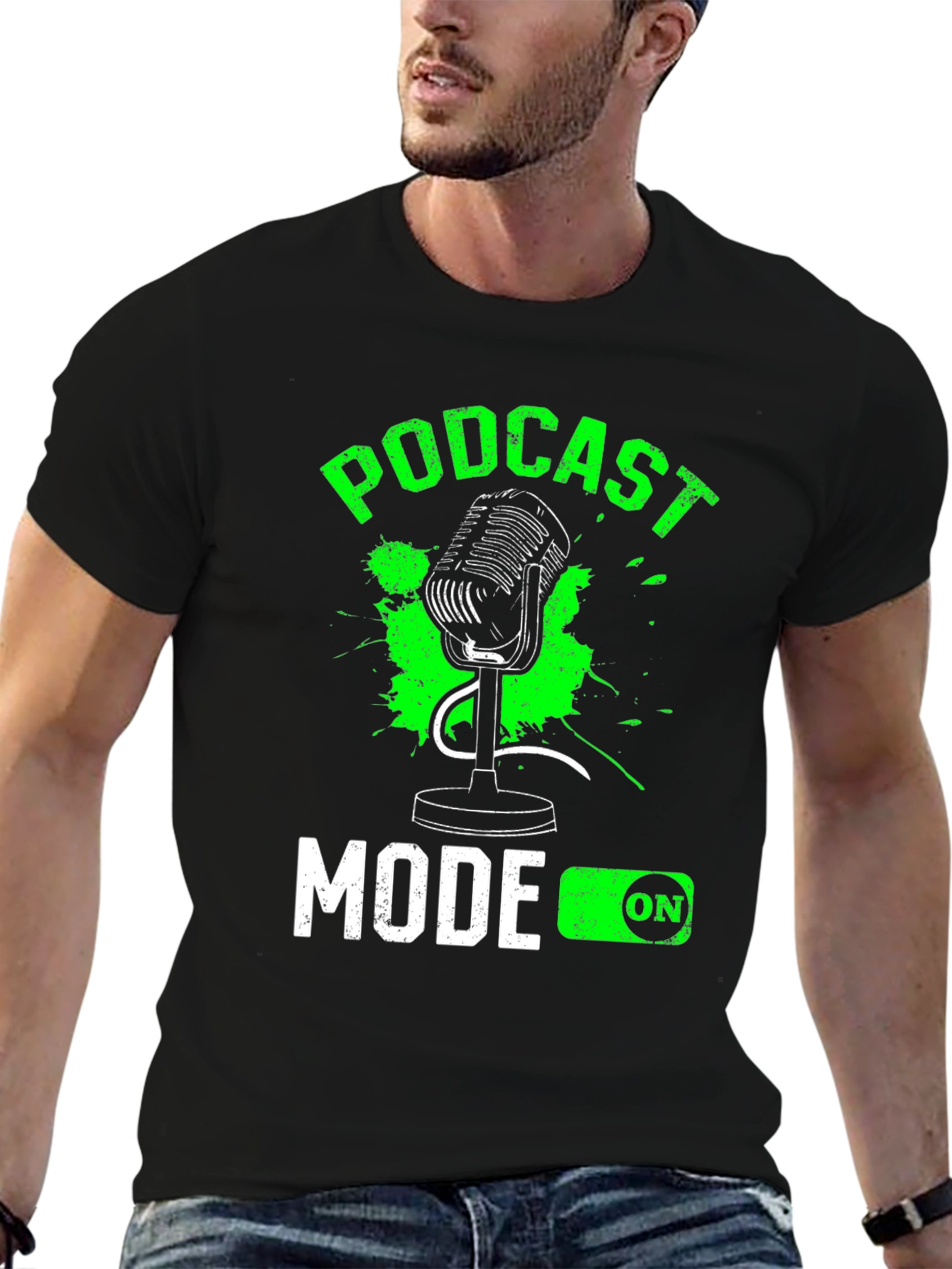 Podcast Mode On T-Shirt