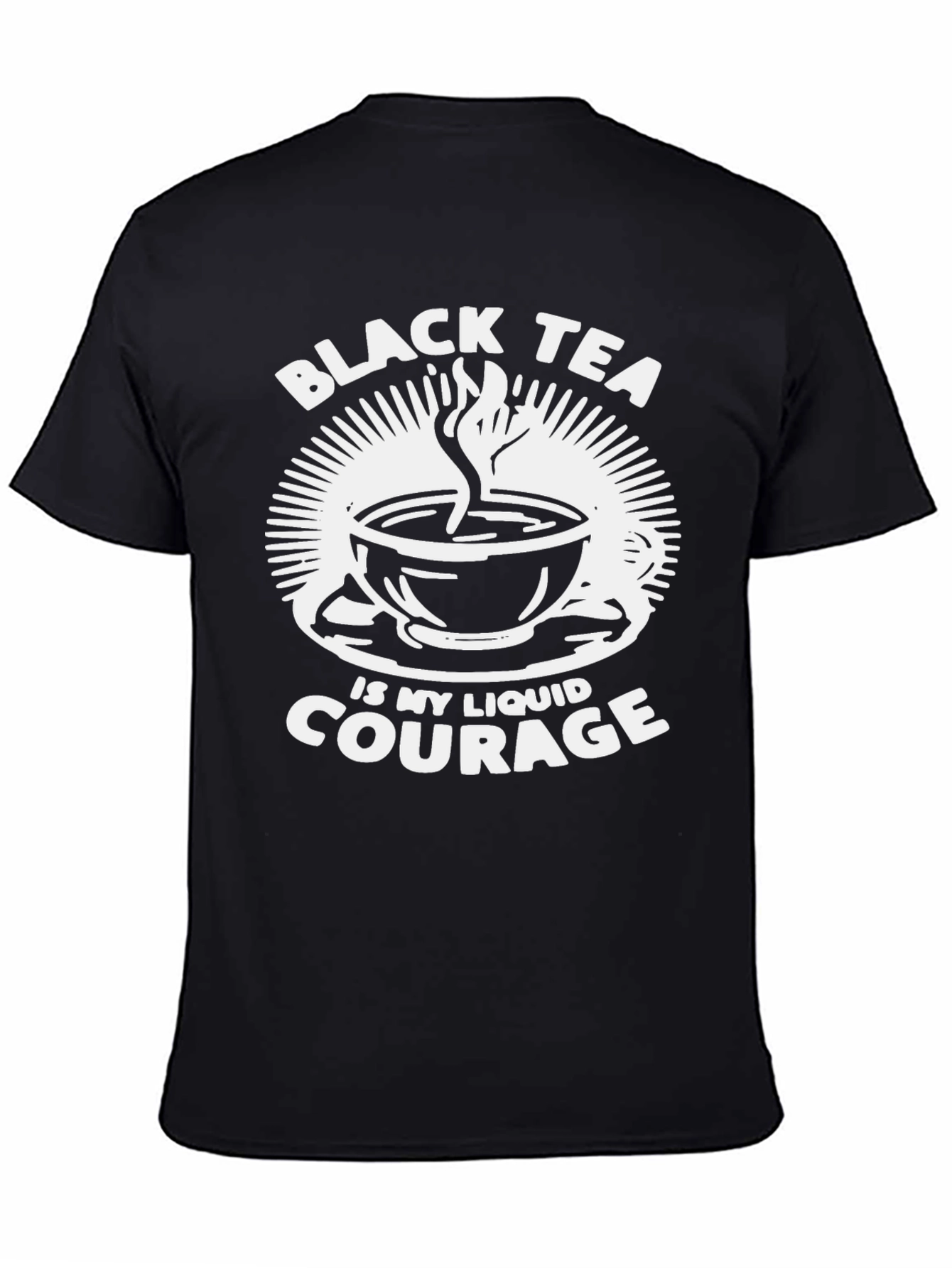 Black Tea Liquid Courage Graphic T-Shirt