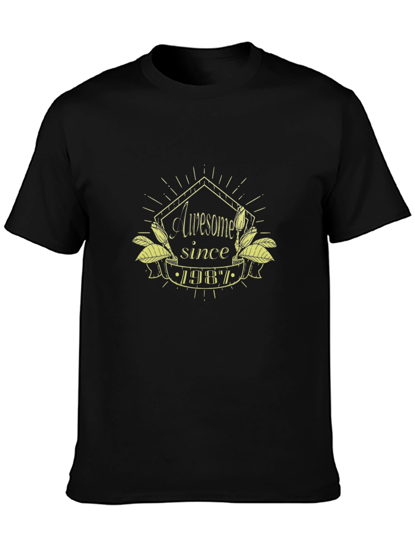 Awesome Since 1987 Black T-Shirt