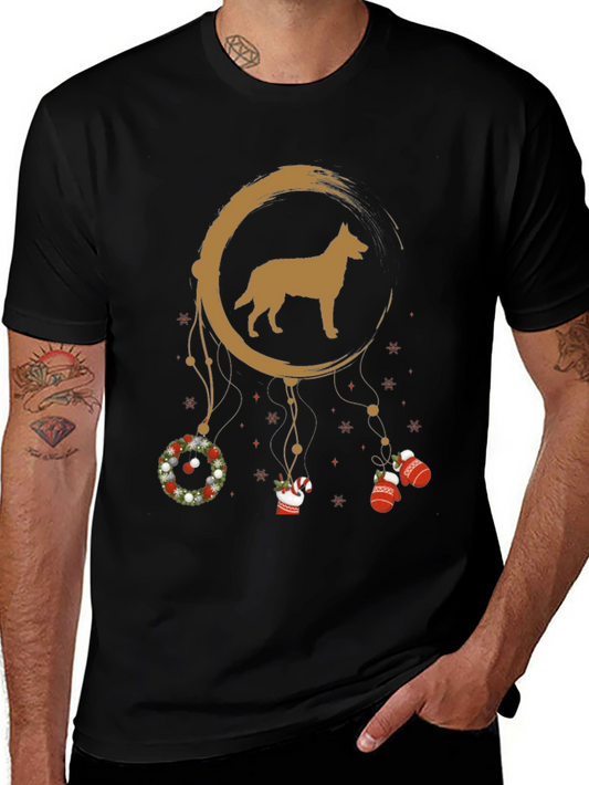 Dog Dreamcatcher Christmas Tee