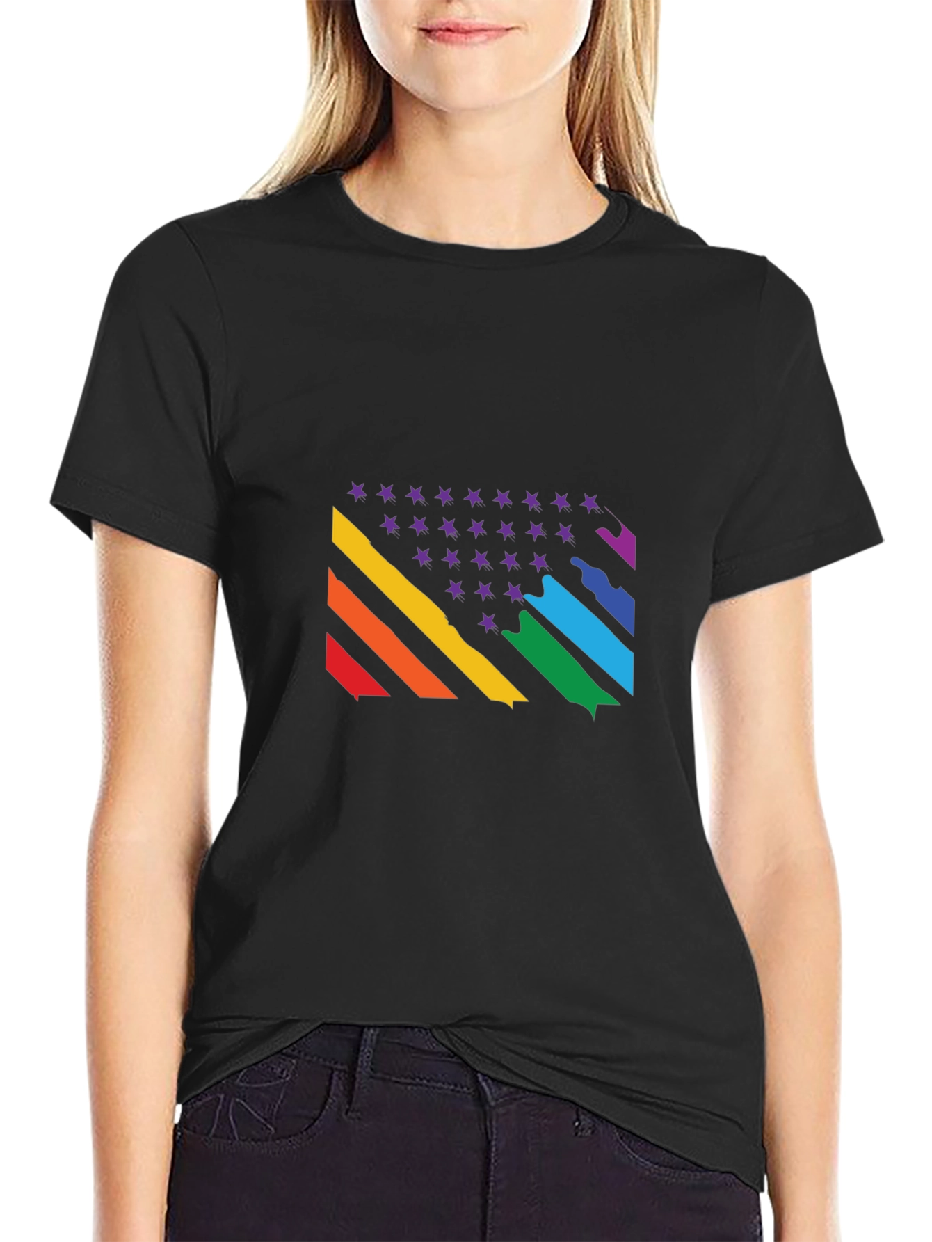 Rainbow Pride Flag Graphic Tee