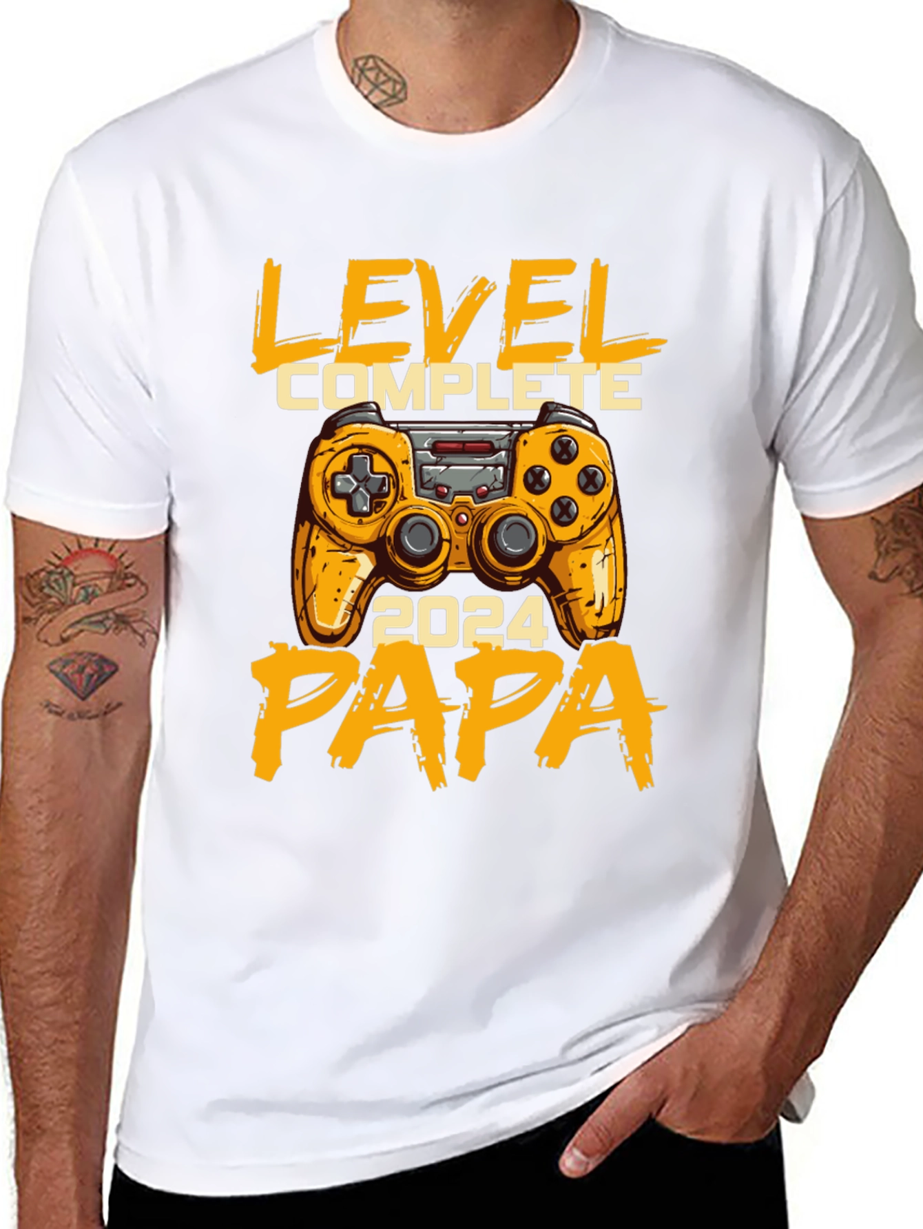 Level Complete 2024 Papa T-Shirt