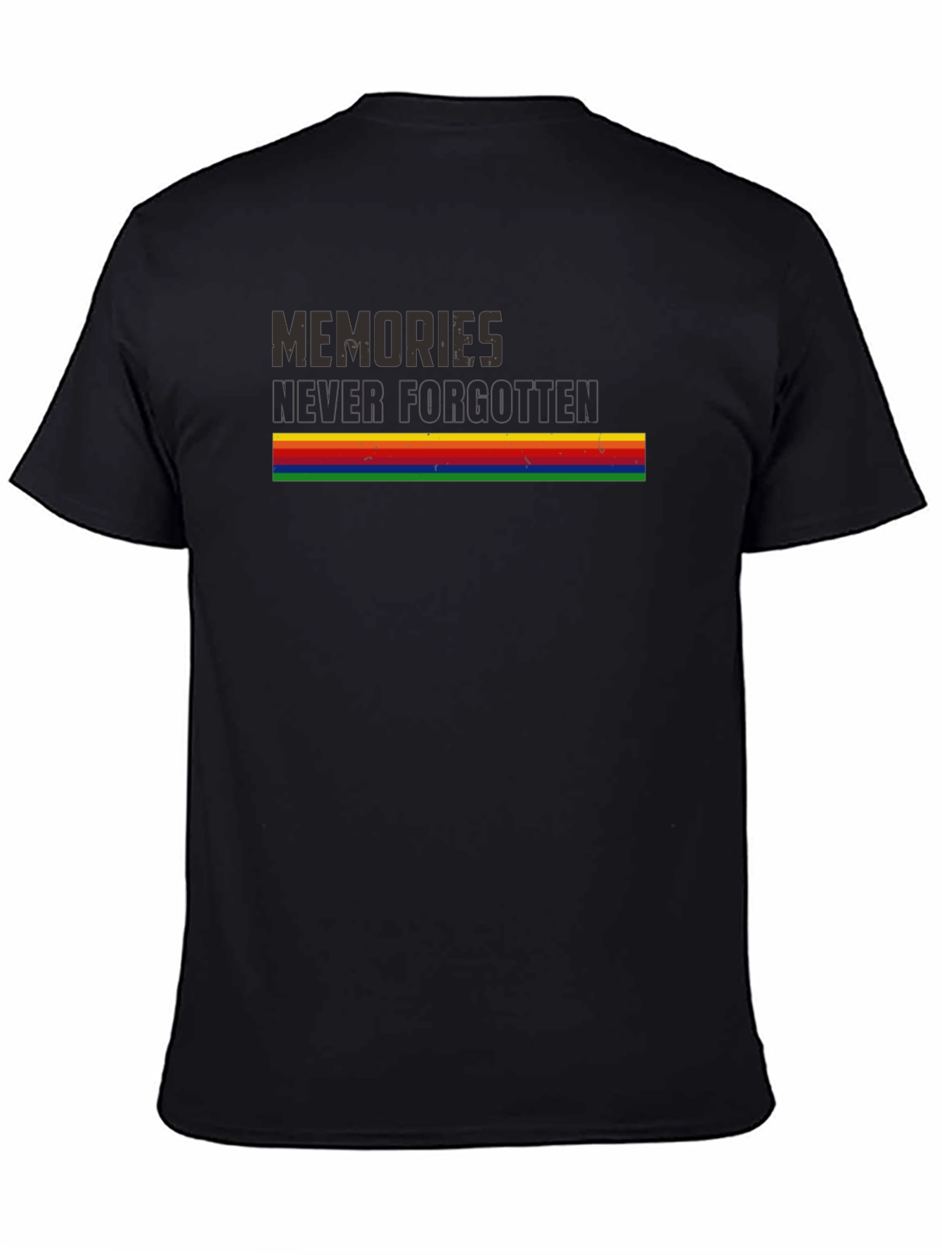 Memories Never Forgotten Retro Rainbow T-Shirt