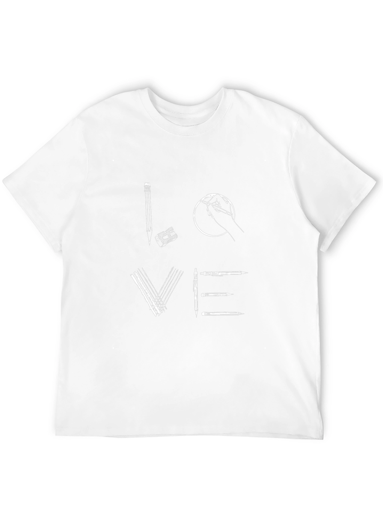 Artists Love Tee - Drawing Pencil Theme T-Shirt