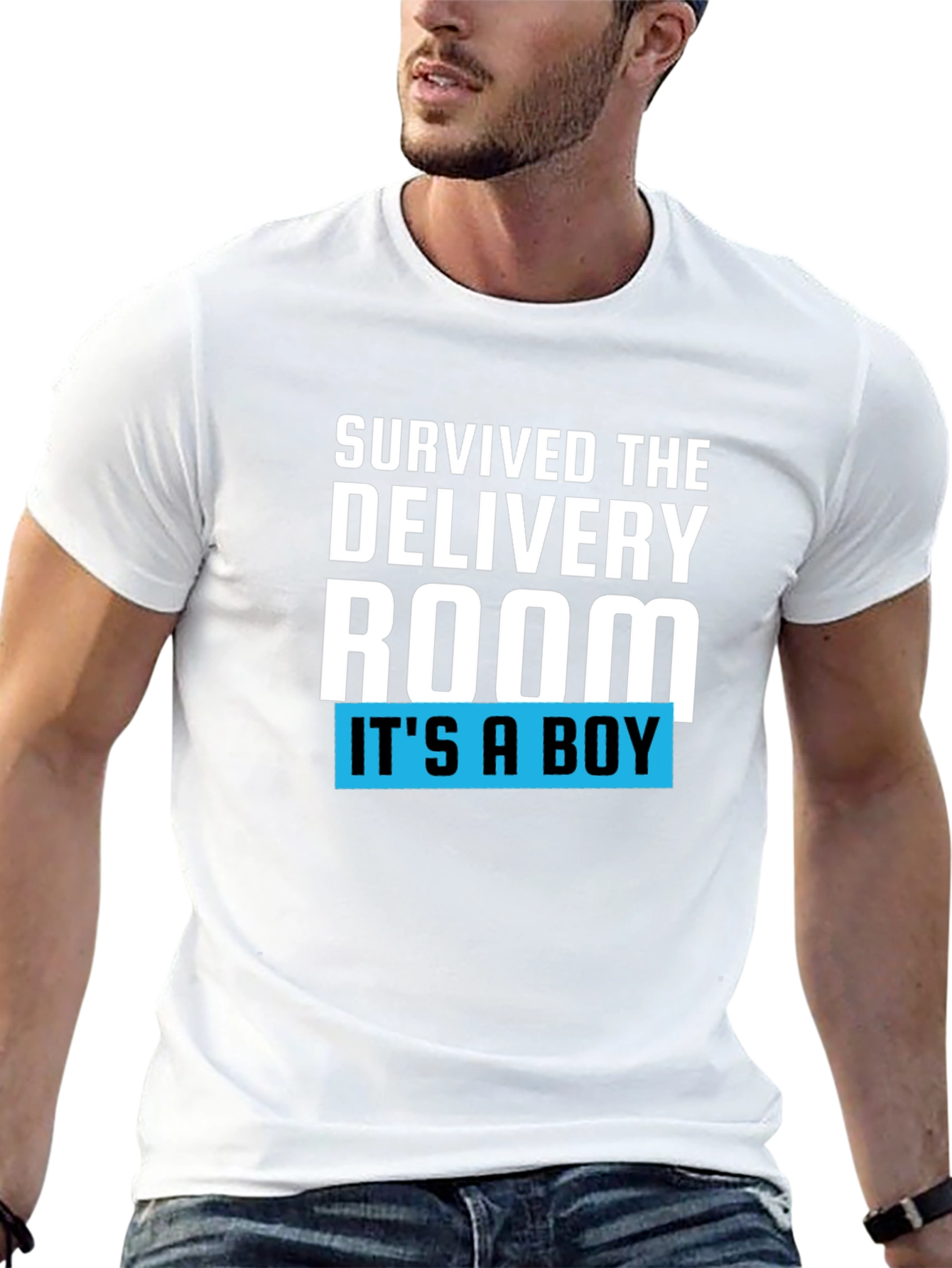Survived the Delivery Room T-Shirt - Its a Boy!