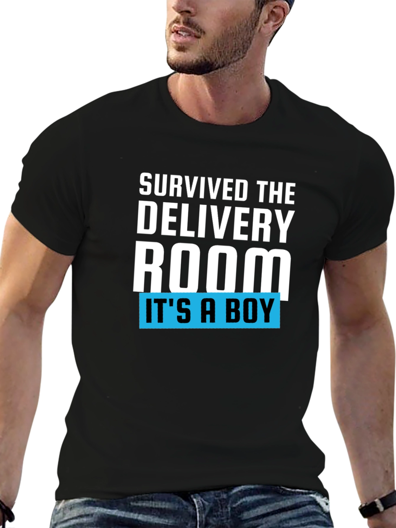 Survived the Delivery Room T-Shirt - Its a Boy!