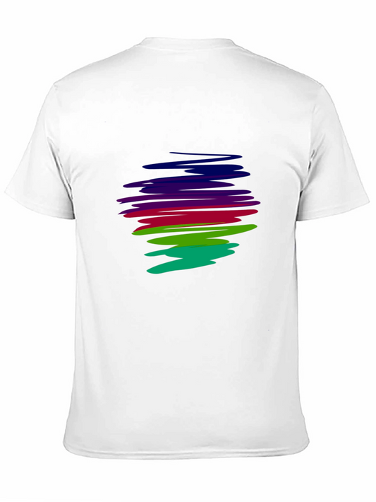 Abstract Rainbow T-Shirt - Mens Graphic Tee