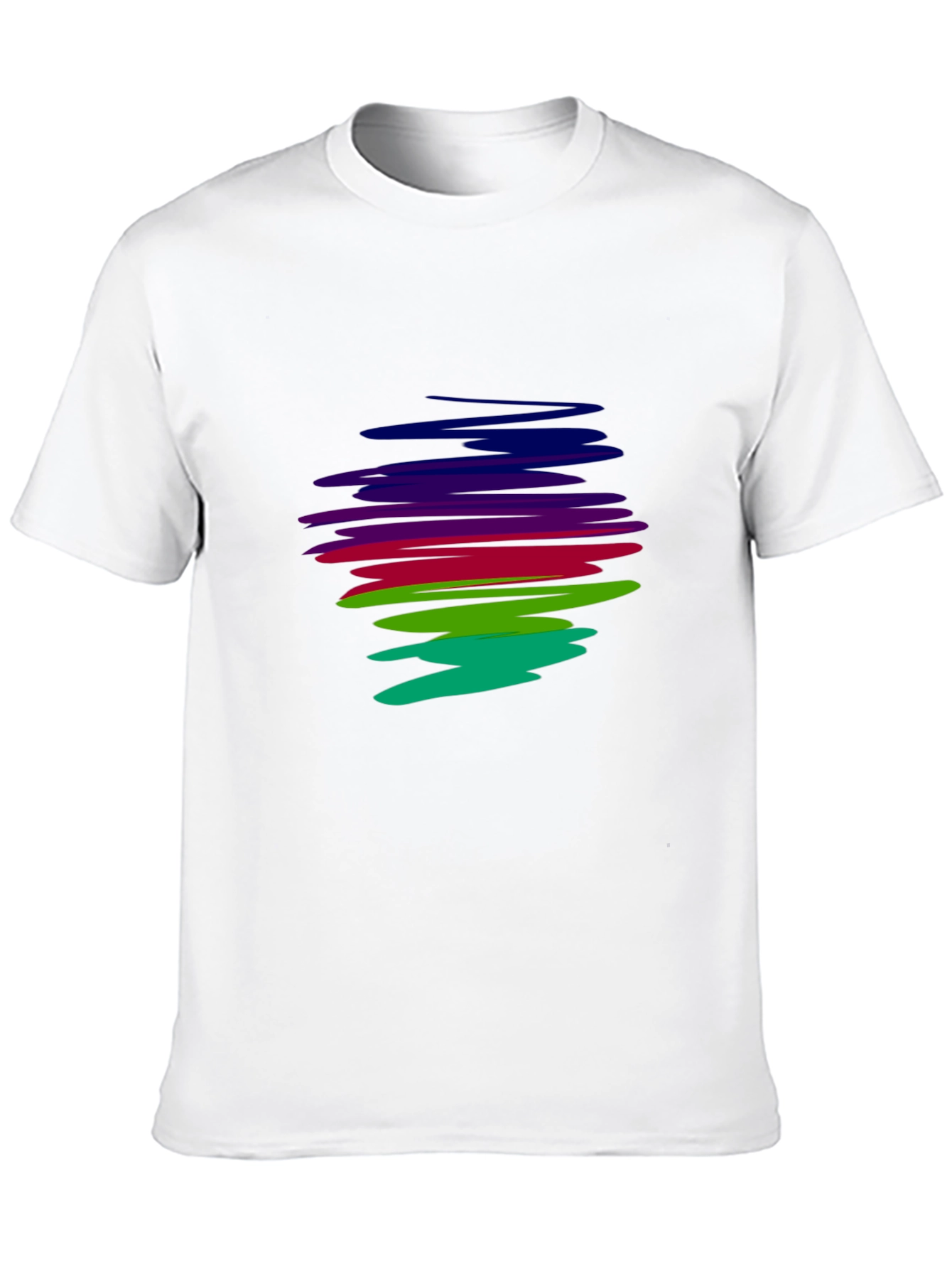 Abstract Rainbow T-Shirt - Mens Graphic Tee
