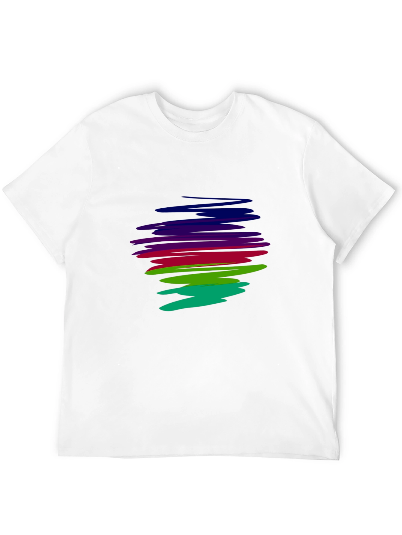 Abstract Rainbow T-Shirt - Mens Graphic Tee