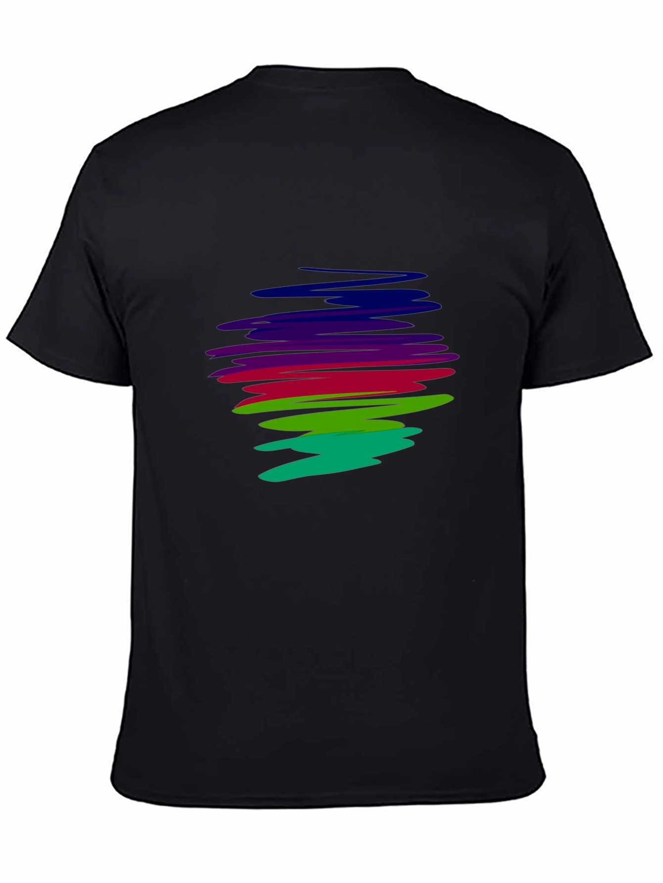Abstract Rainbow T-Shirt - Mens Graphic Tee