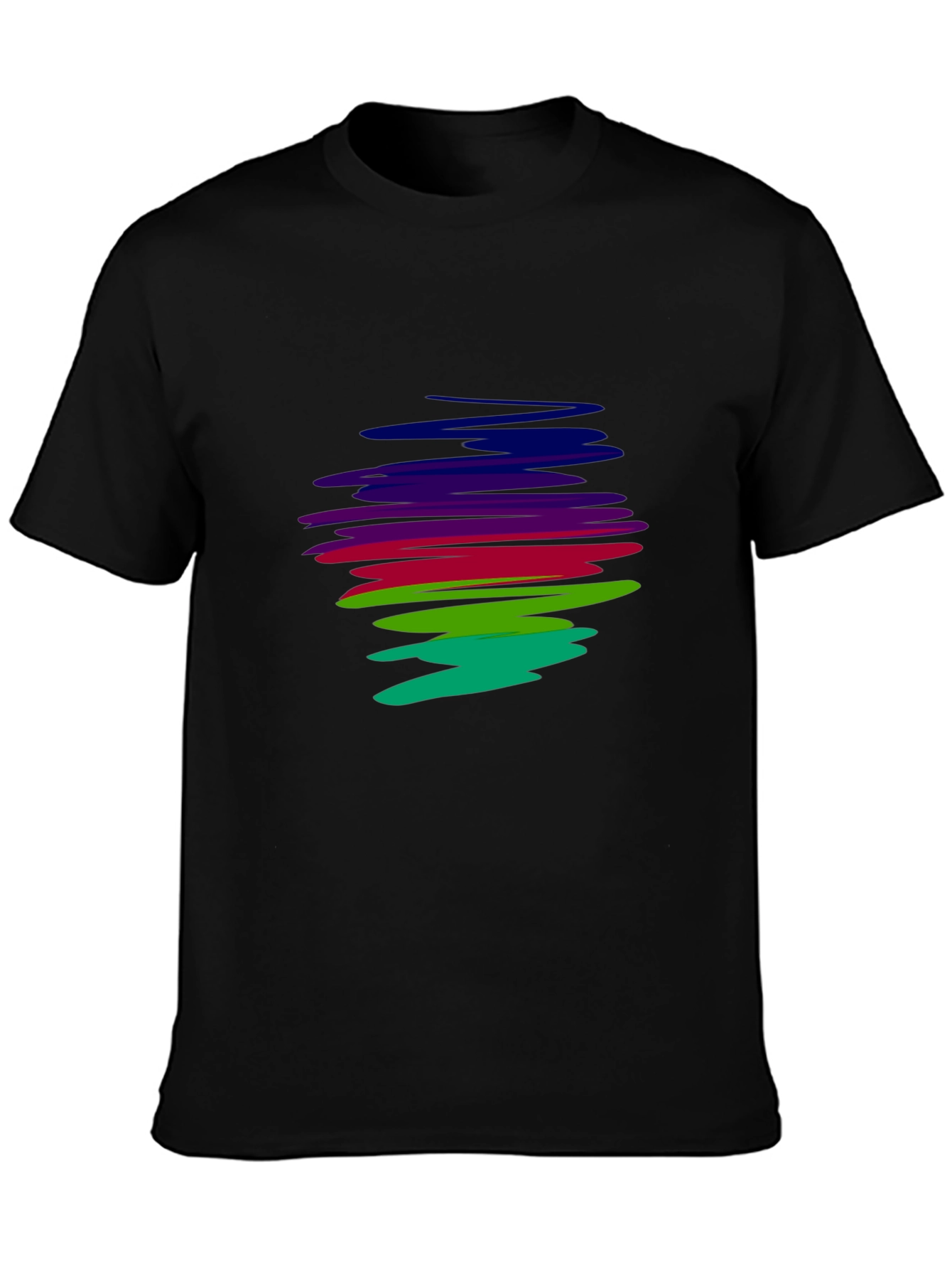 Abstract Rainbow T-Shirt - Mens Graphic Tee