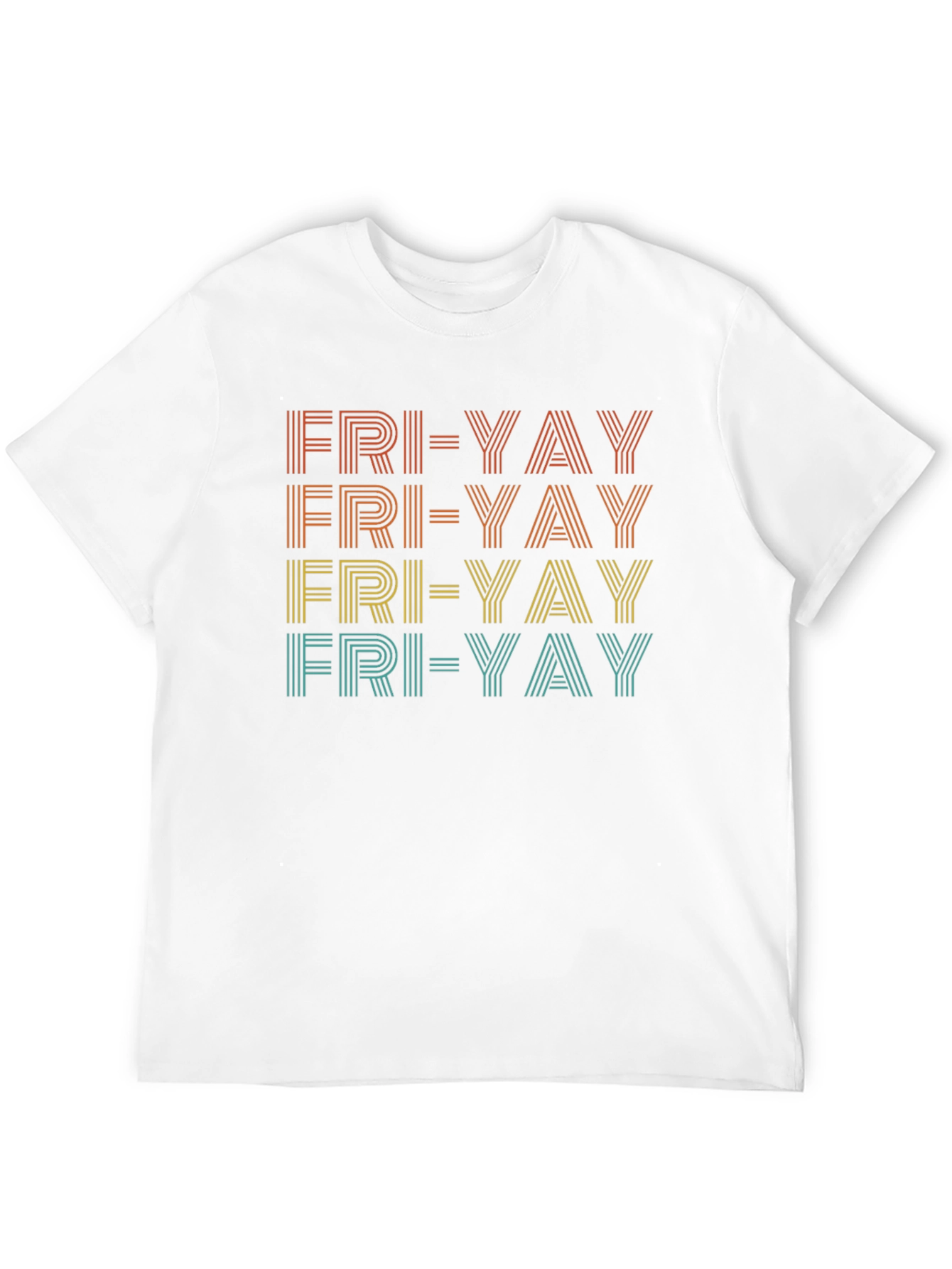 Fun Fri-Yay Retro Graphic Tee - Casual Friday Vibes
