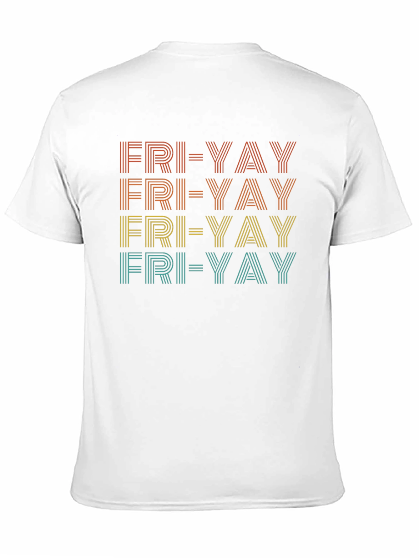 Fun Fri-Yay Retro Graphic Tee - Casual Friday Vibes