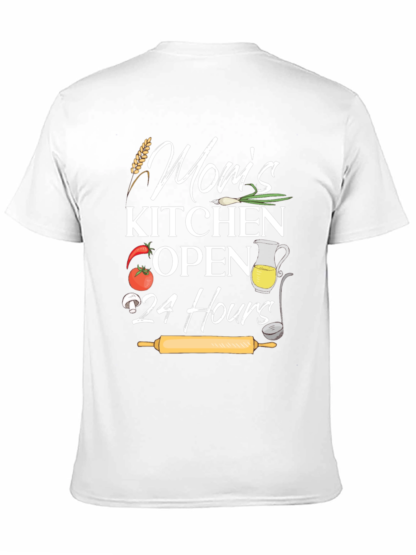 Moms Kitchen Open 24 Hours Graphic Tee