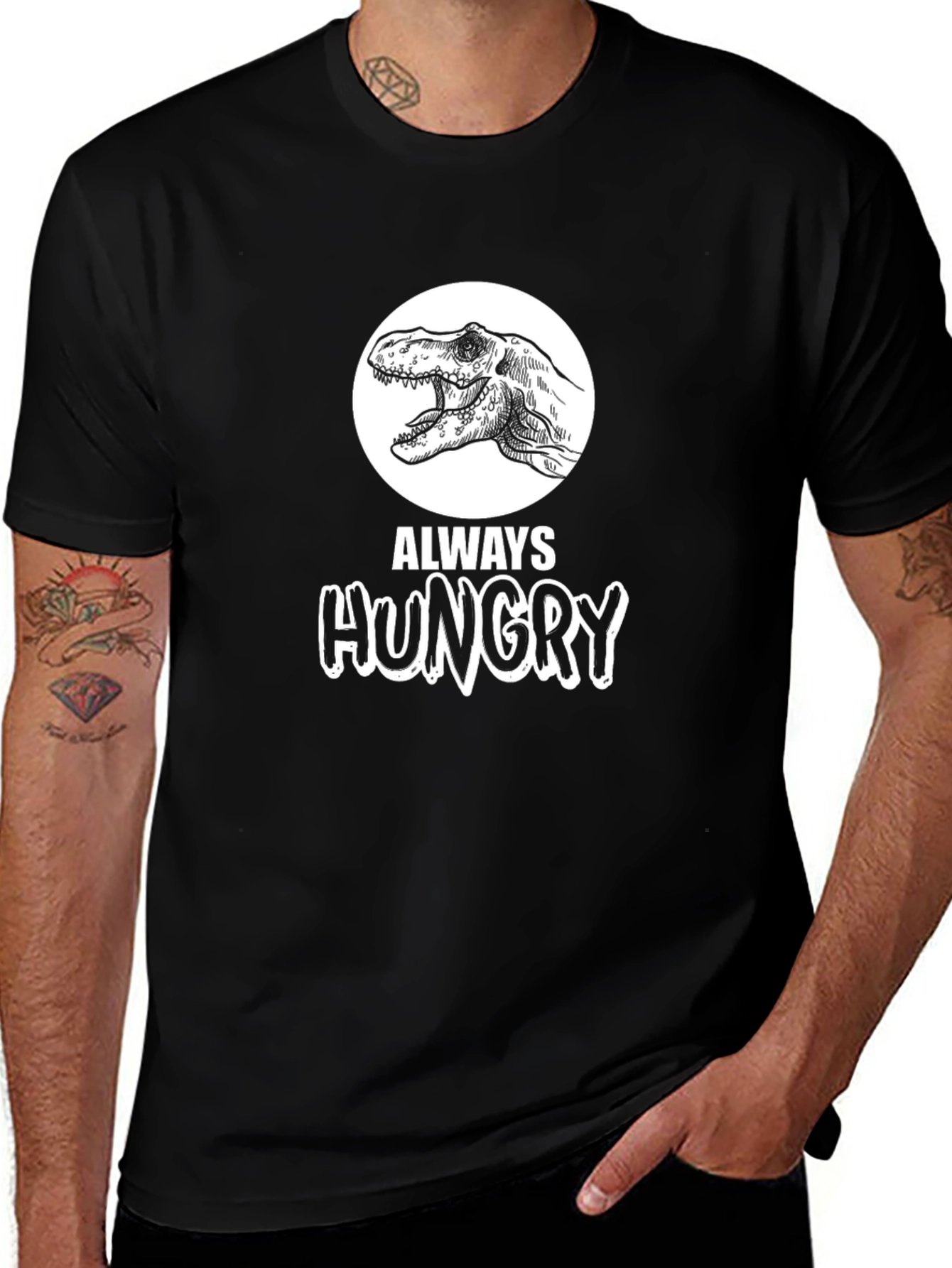 Always Hungry T-Rex Graphic Tee