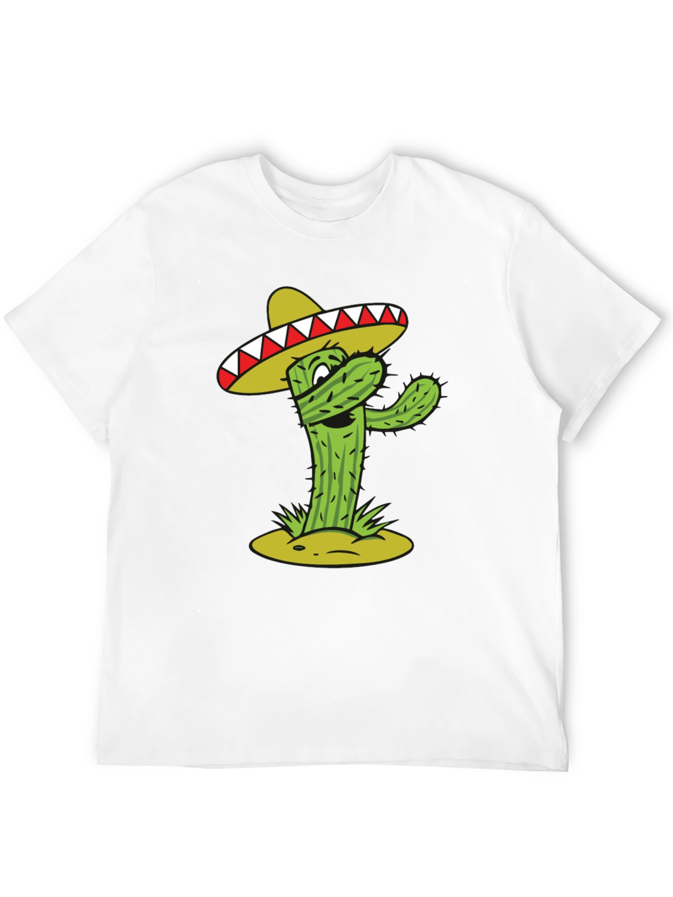 Cactus Sombrero Graphic T-Shirt