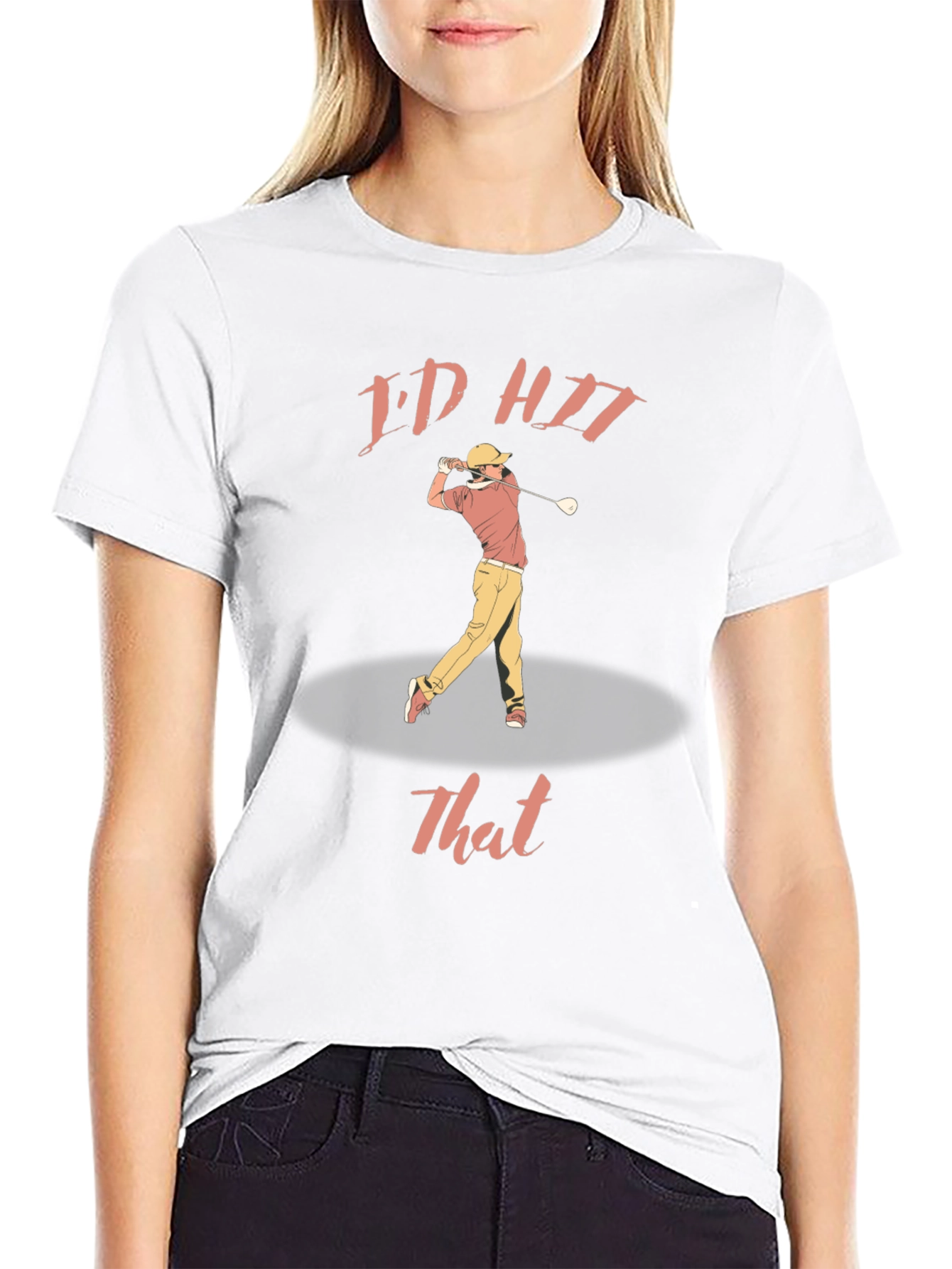 Funny Golf T-Shirt - Id Hit That Graphic Tee