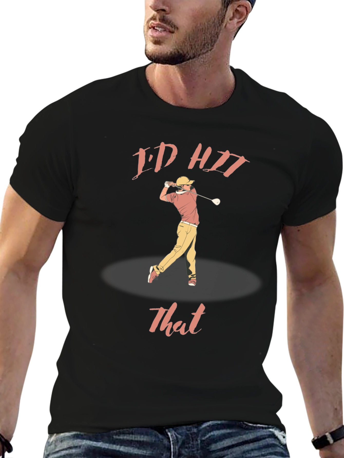 Funny Golf T-Shirt - Id Hit That Graphic Tee