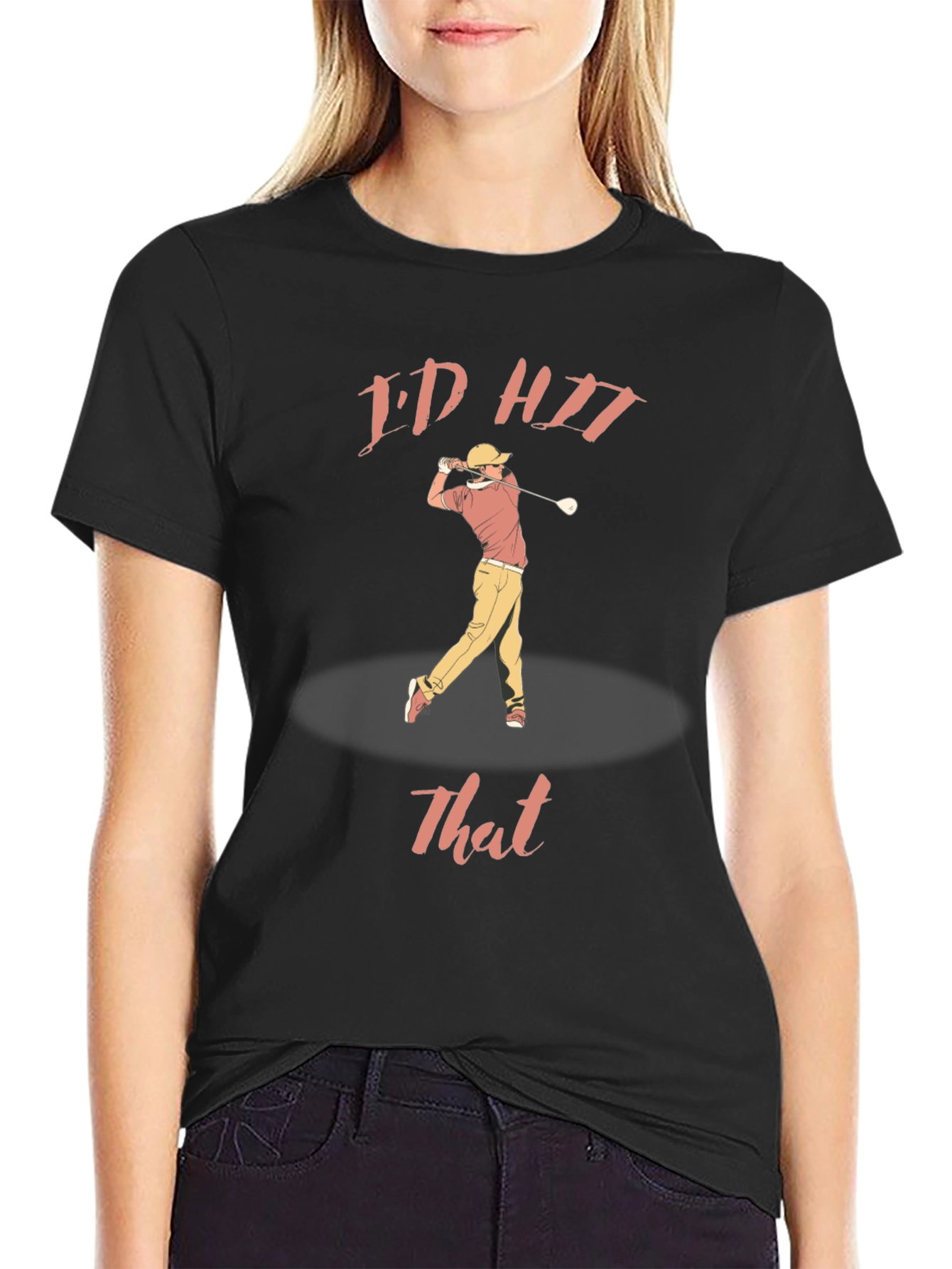Funny Golf T-Shirt - Id Hit That Graphic Tee