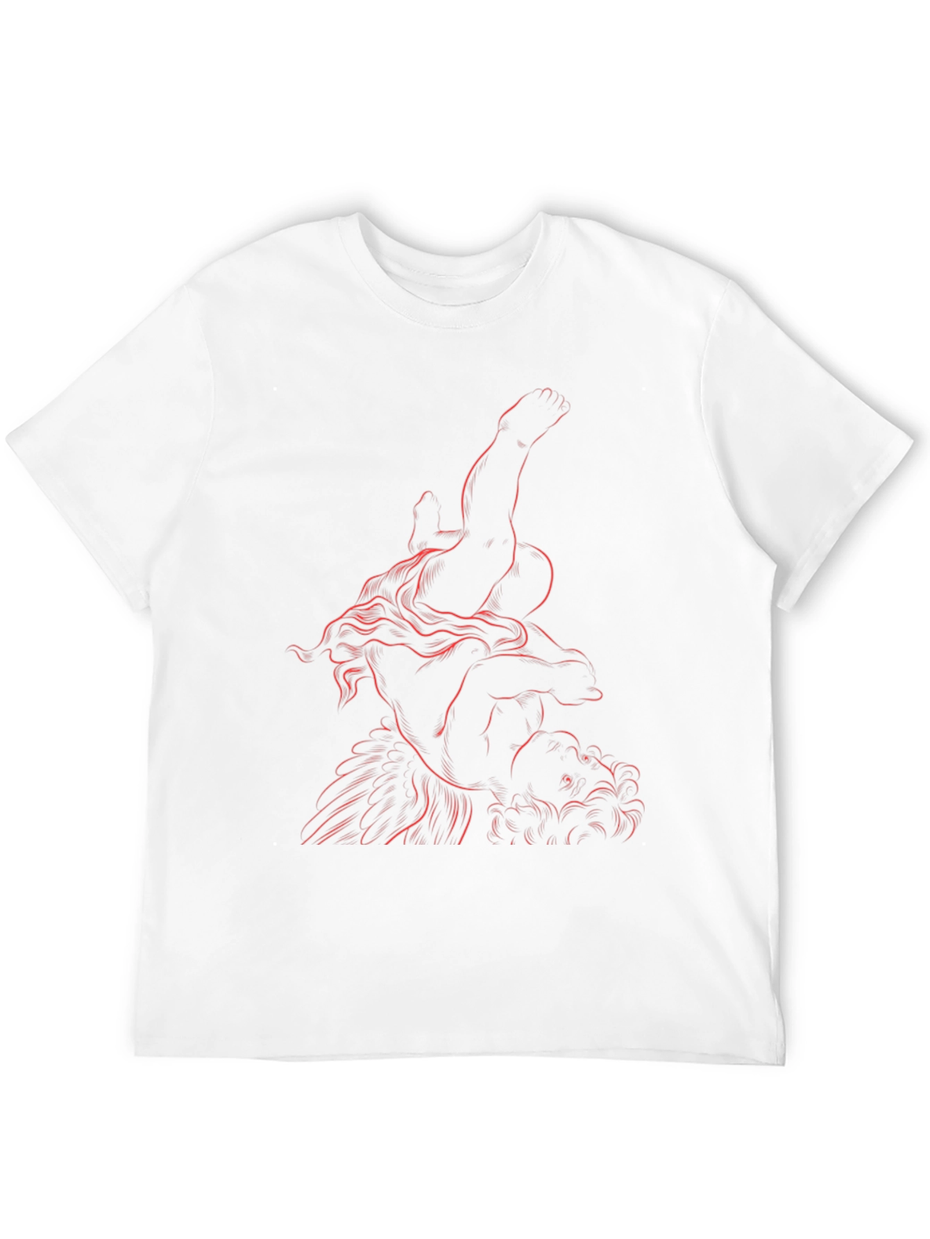 Artistic Graphic Tee - Classic Sculpture Design
