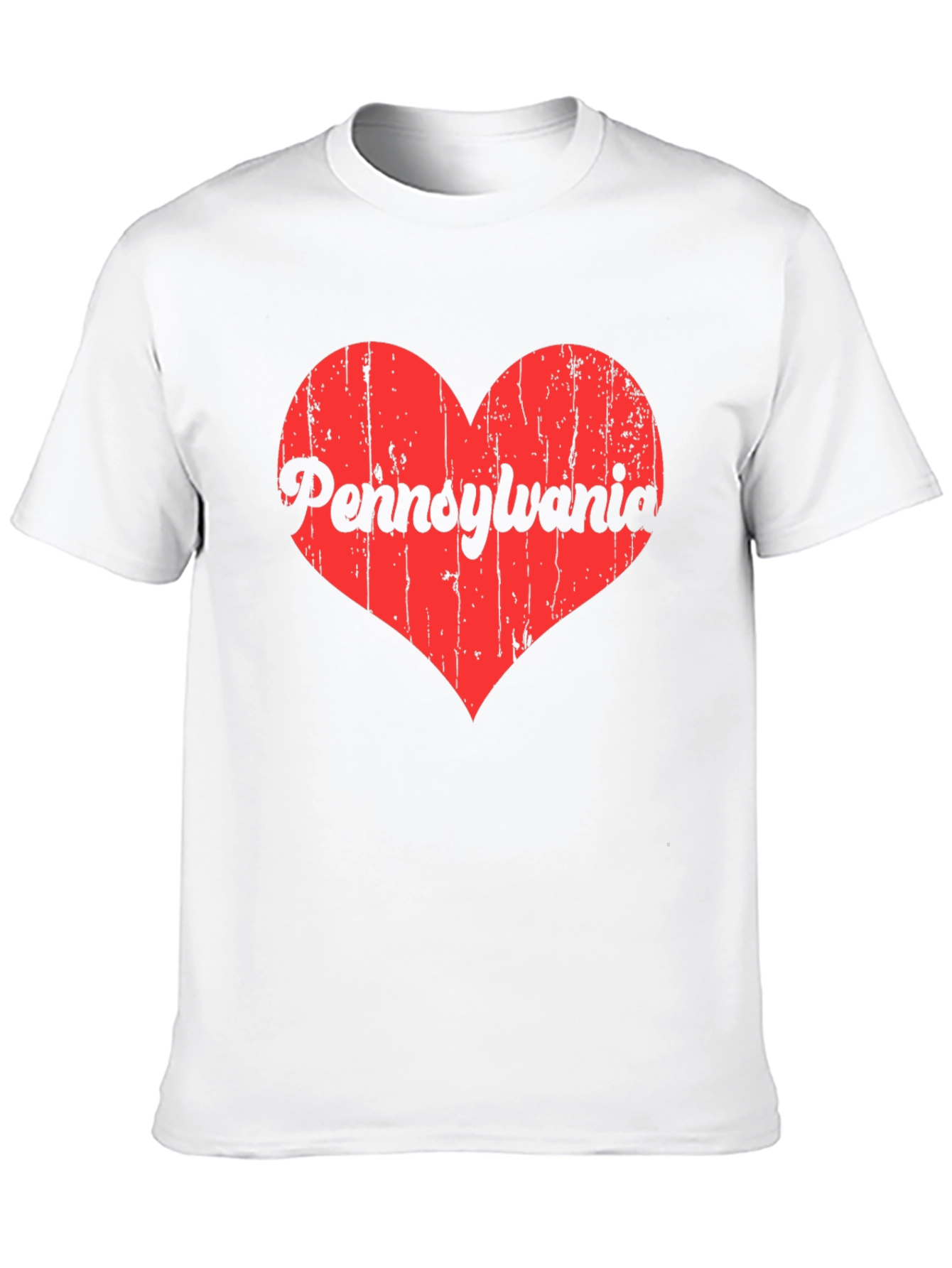 Pennsylvania Love Heart Graphic T-Shirt