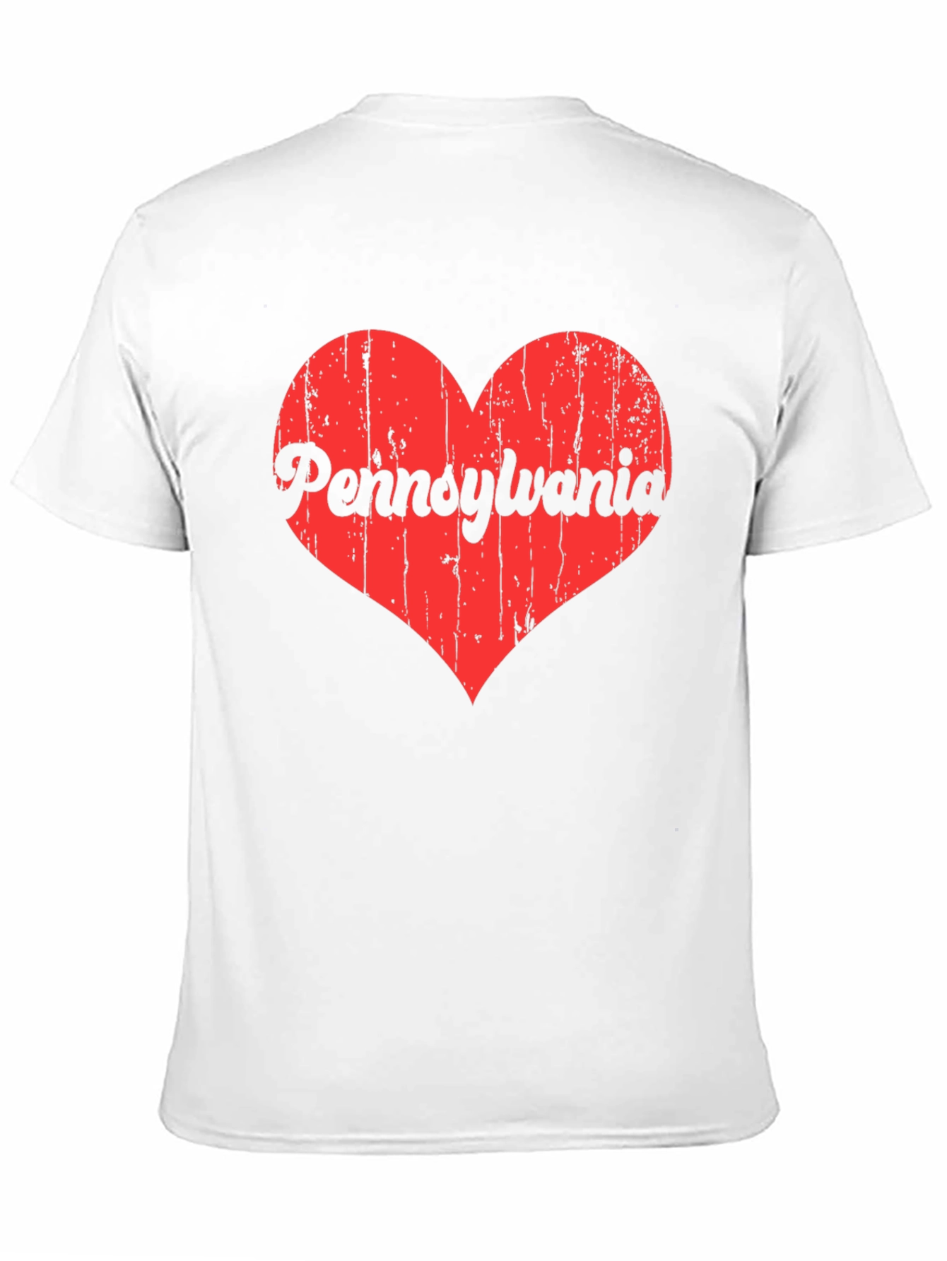Pennsylvania Love Heart Graphic T-Shirt