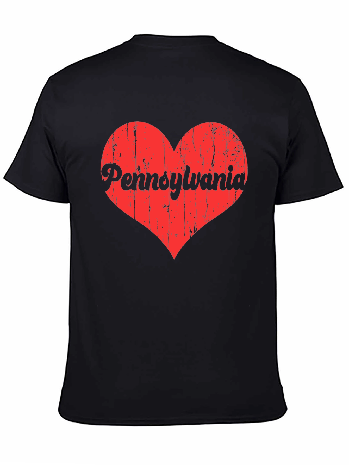 Pennsylvania Love Heart Graphic T-Shirt