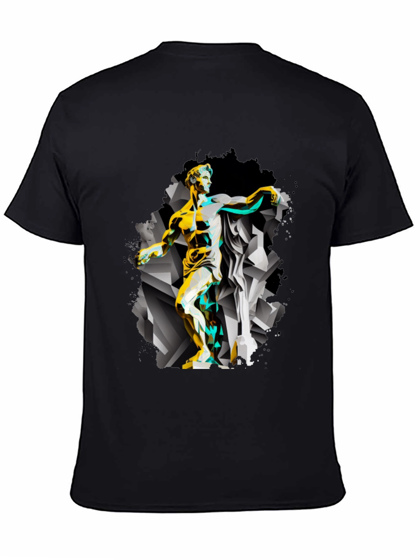 Abstract Statue Graphic Tee - Modern Art T-Shirt