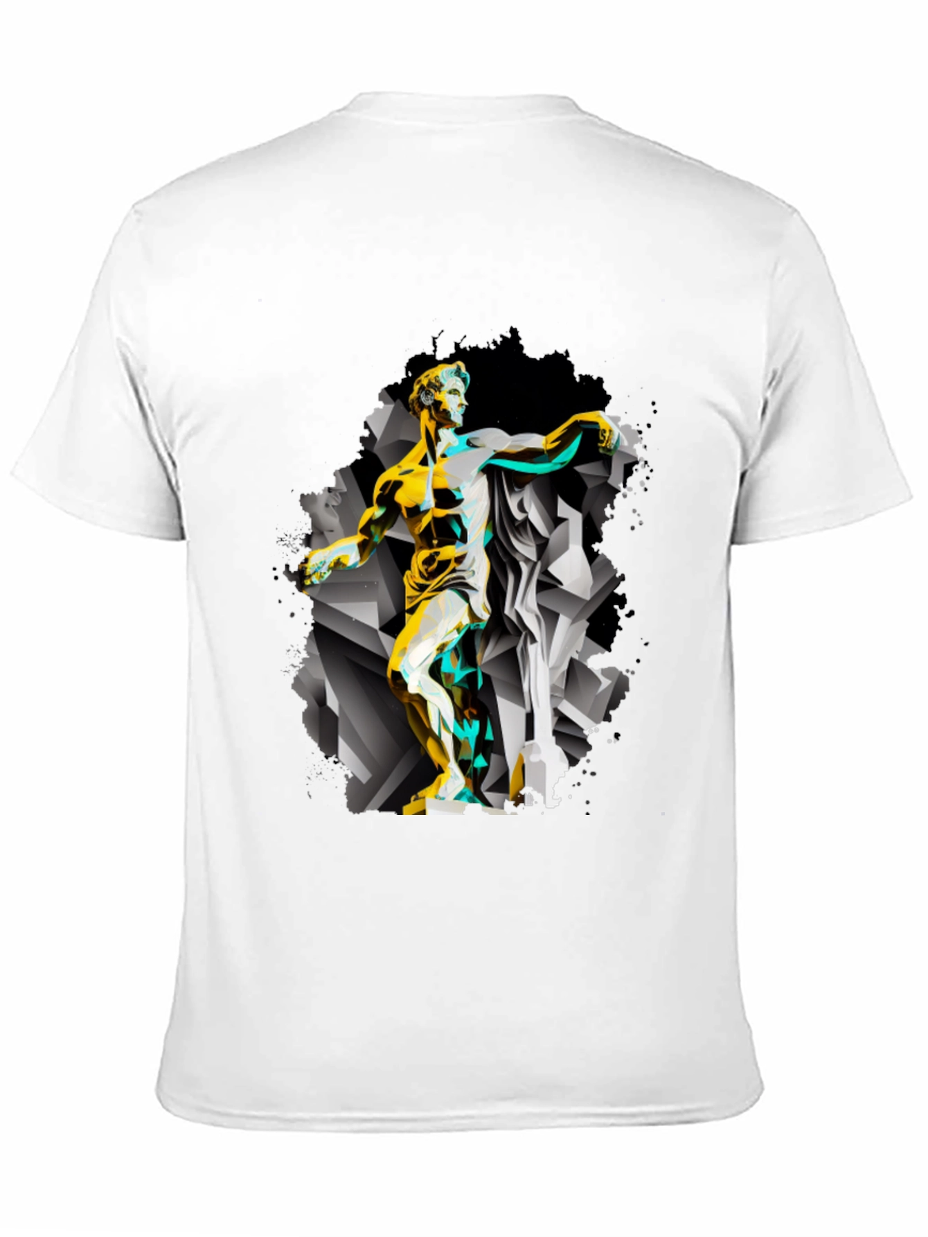 Abstract Statue Graphic Tee - Modern Art T-Shirt