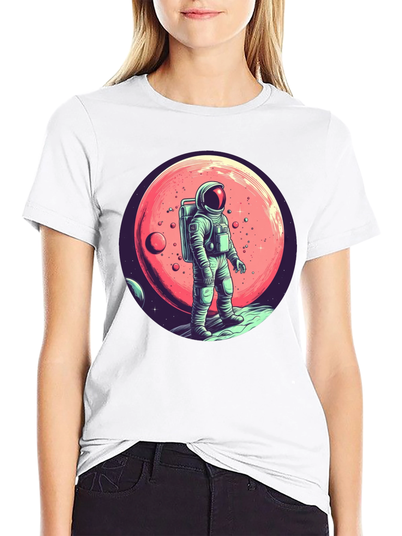 Astronaut Graphic Tee - Space Adventure Shirt
