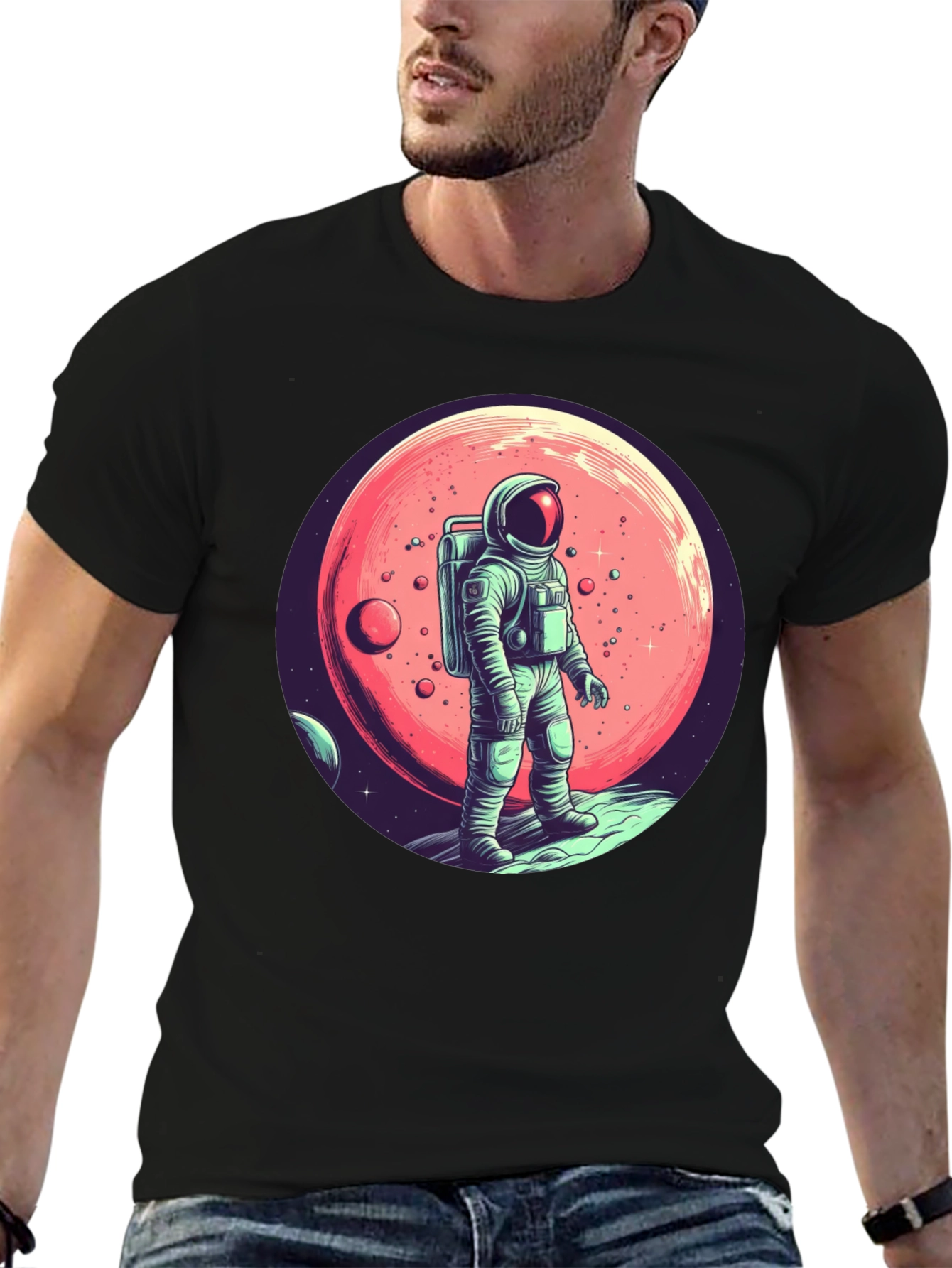 Astronaut Graphic Tee - Space Adventure Shirt