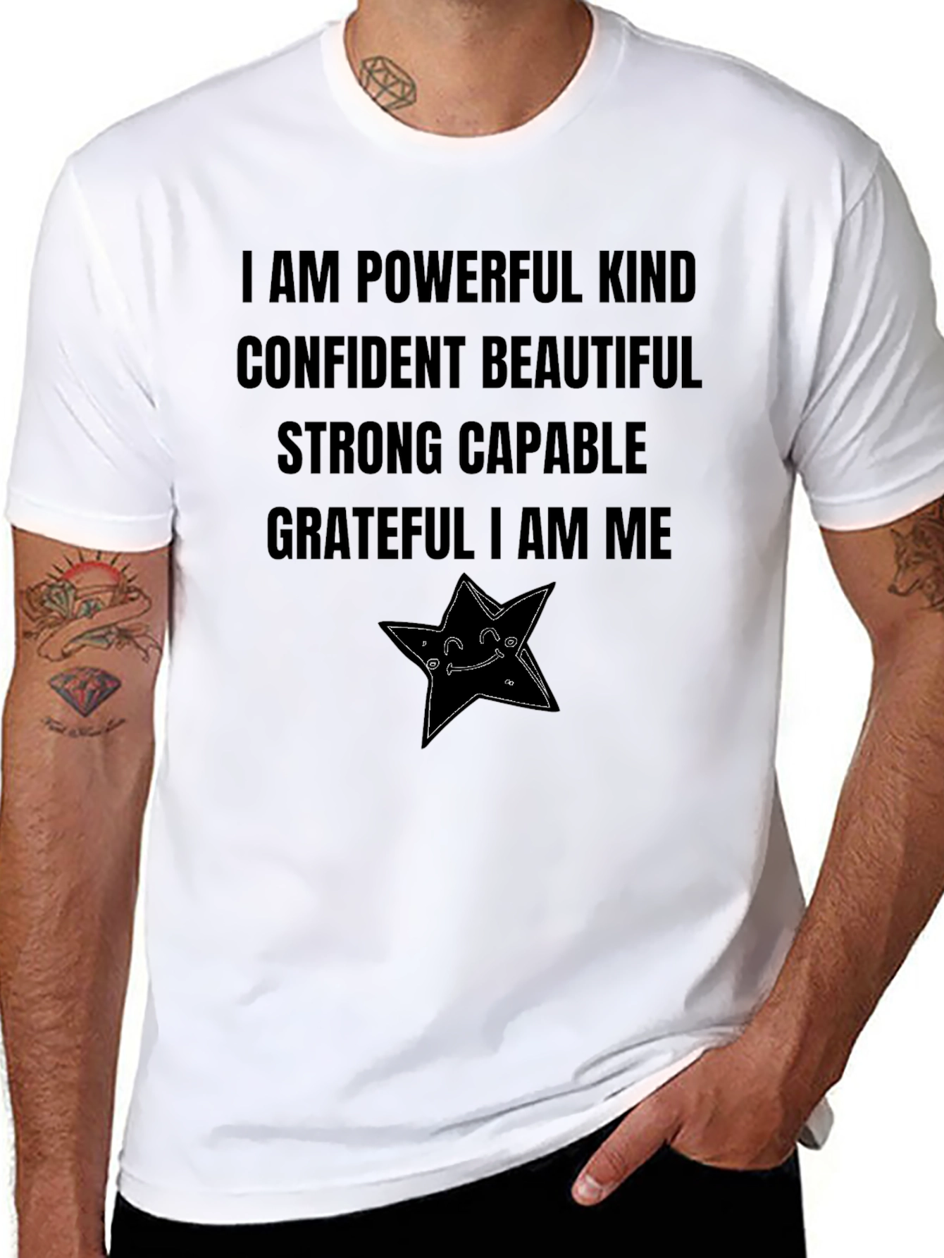 Empowering Affirmations Black T-Shirt