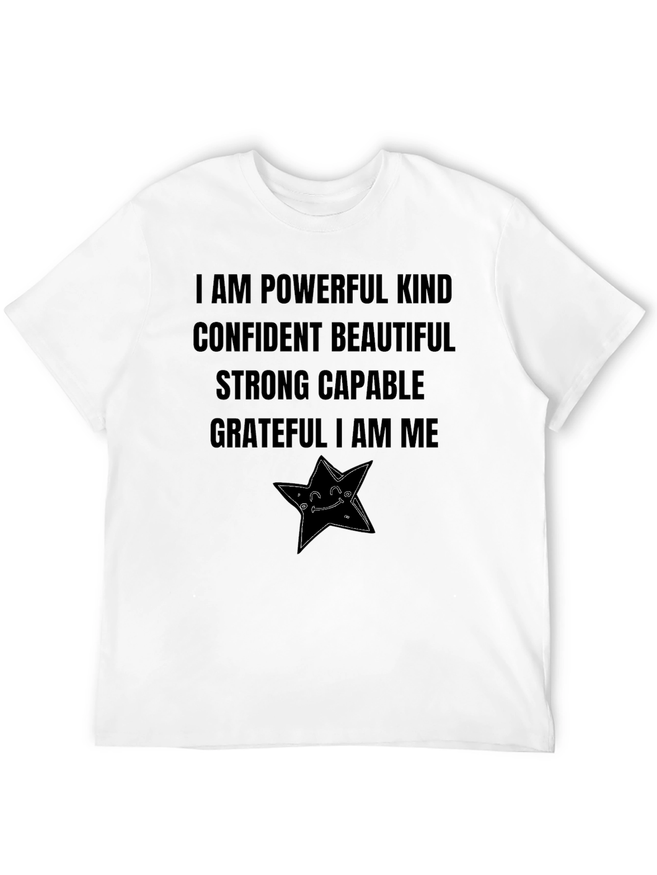 Empowering Affirmations Black T-Shirt