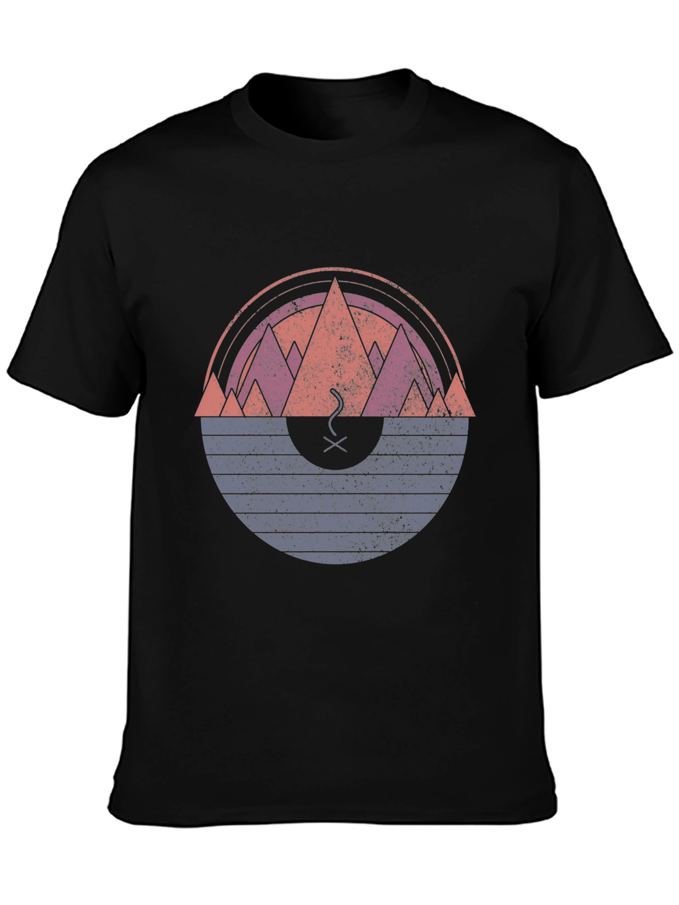 Mountain Sunset Graphic Tee - Unique Design