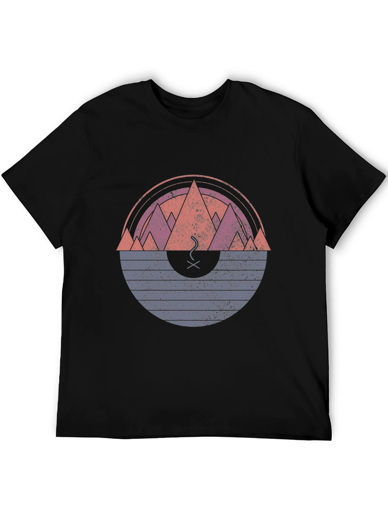 Mountain Sunset Graphic Tee - Unique Design