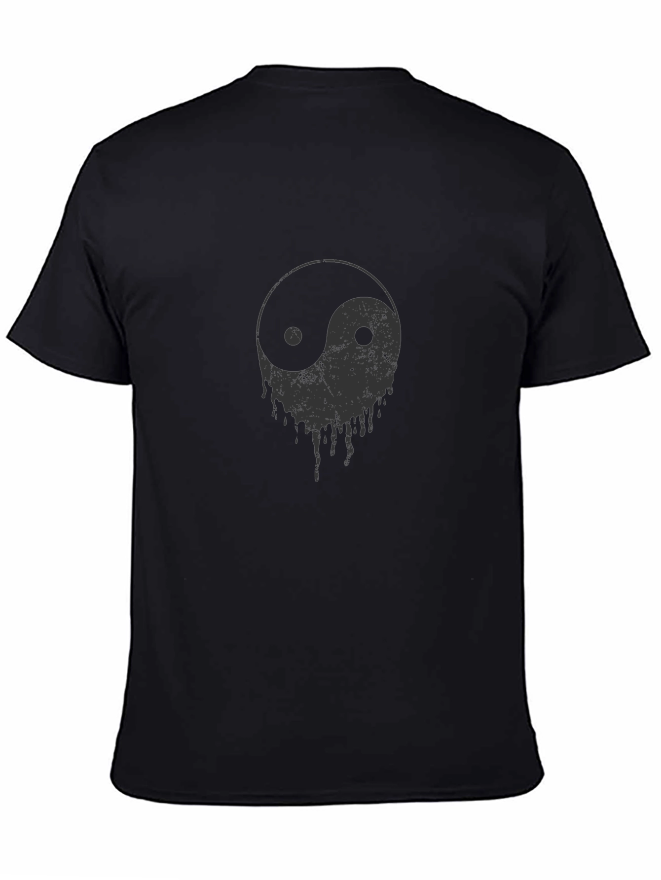 Yin Yang Drip Graphic Tee - Cool Casual Style