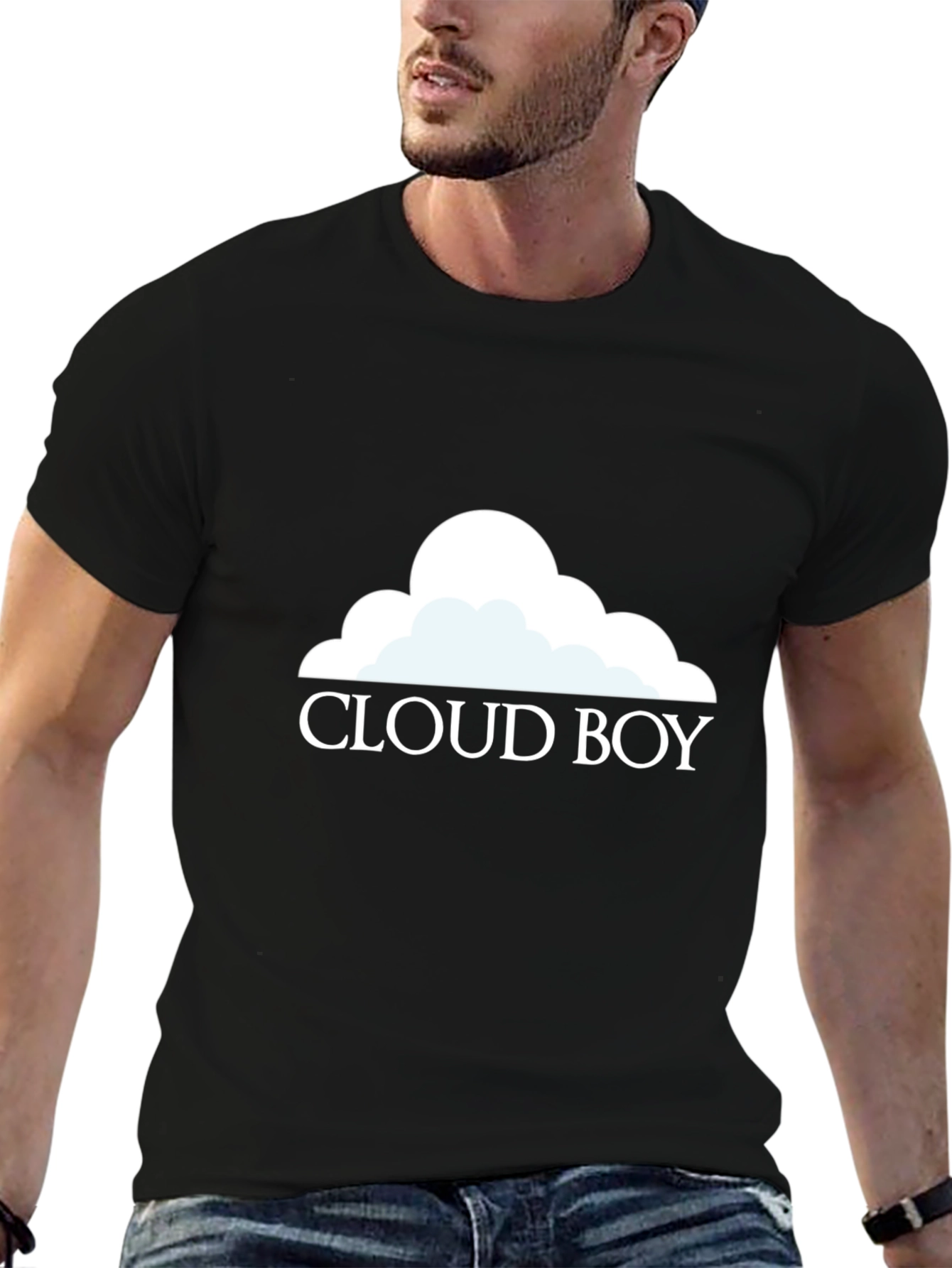 Cloud Boy Graphic Tee - Trendy Comfort