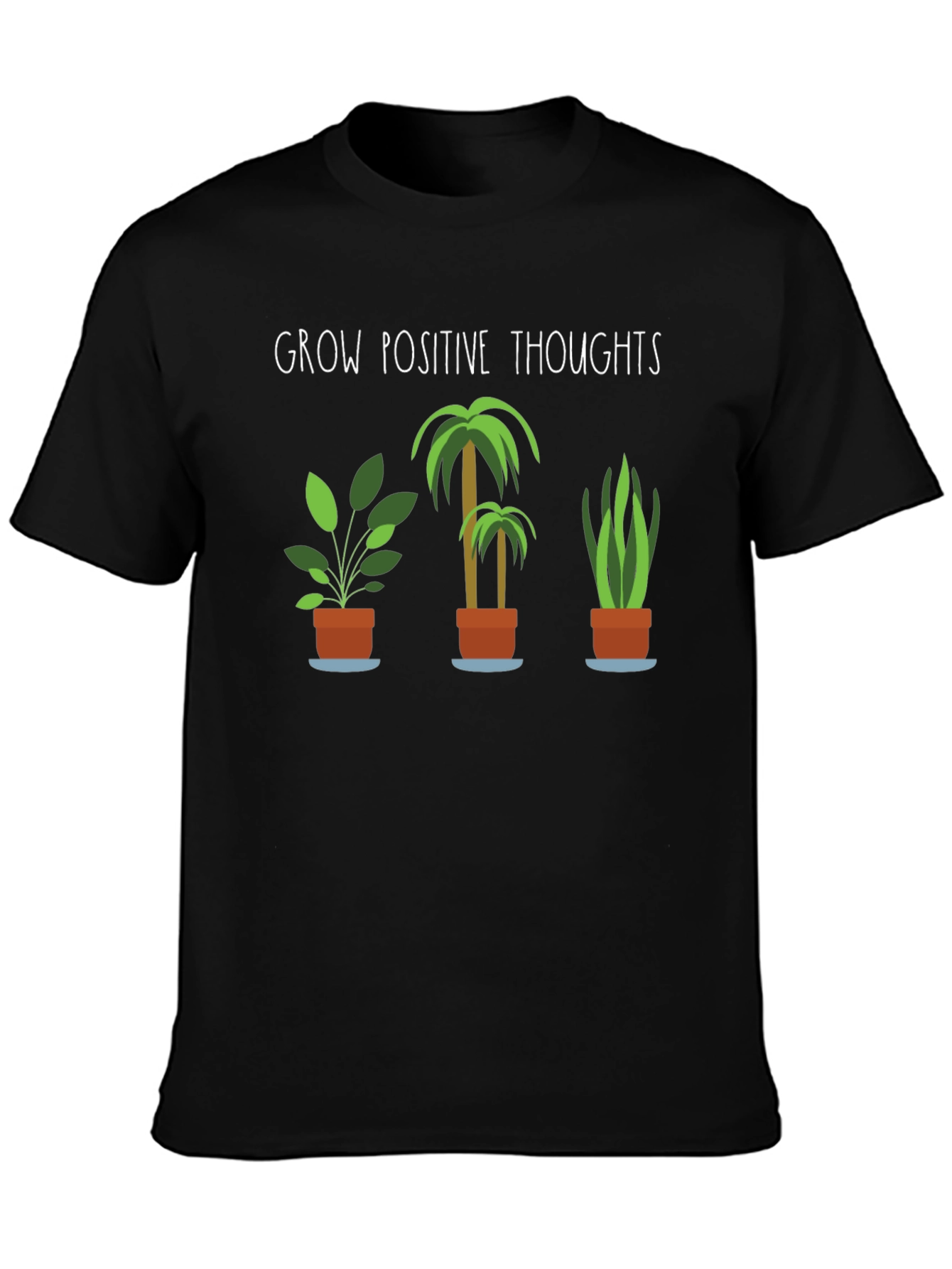 Grow Positive Thoughts Graphic T-Shirt