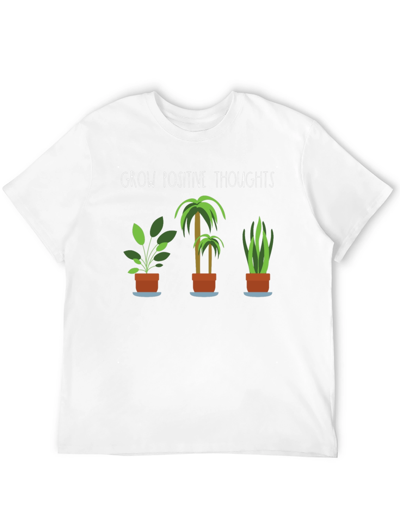 Grow Positive Thoughts Graphic T-Shirt