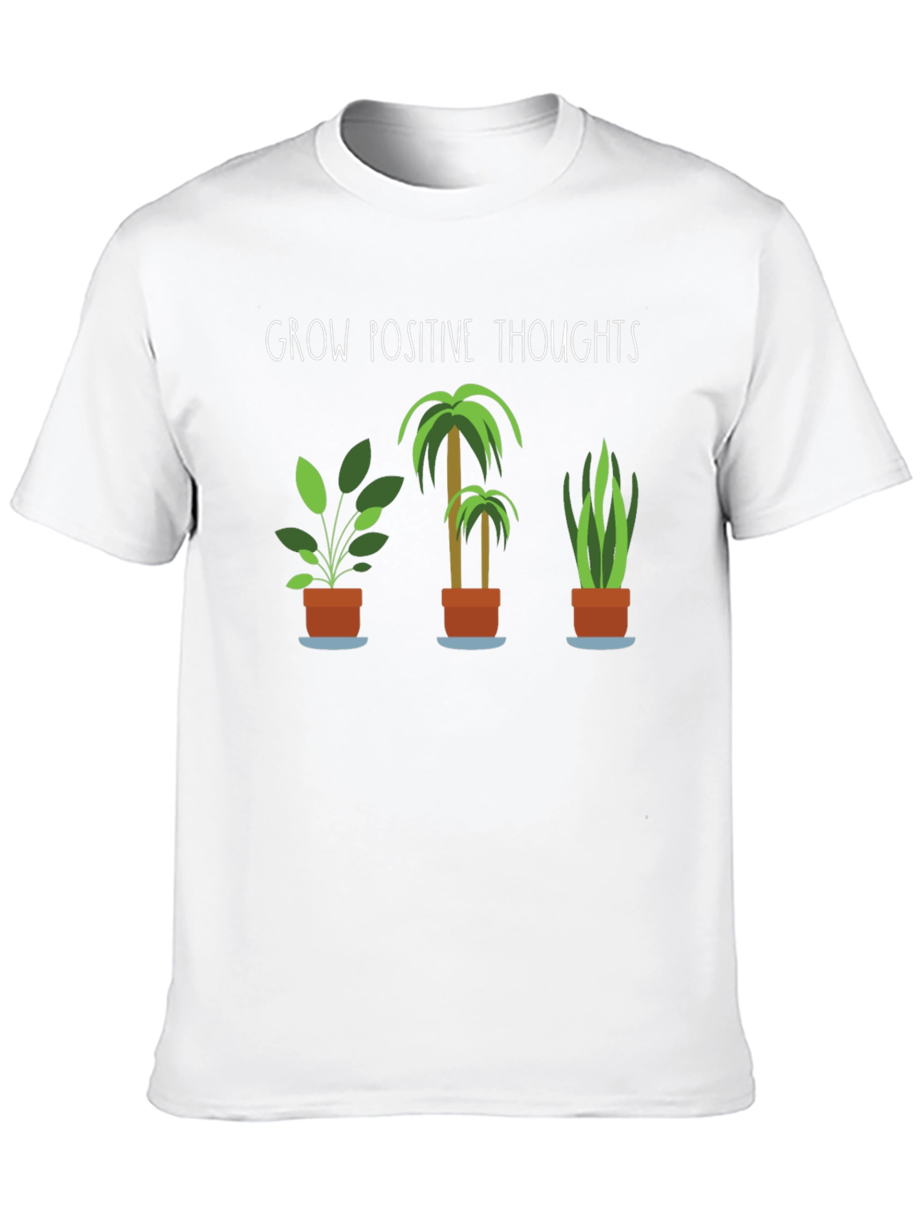 Grow Positive Thoughts Graphic T-Shirt