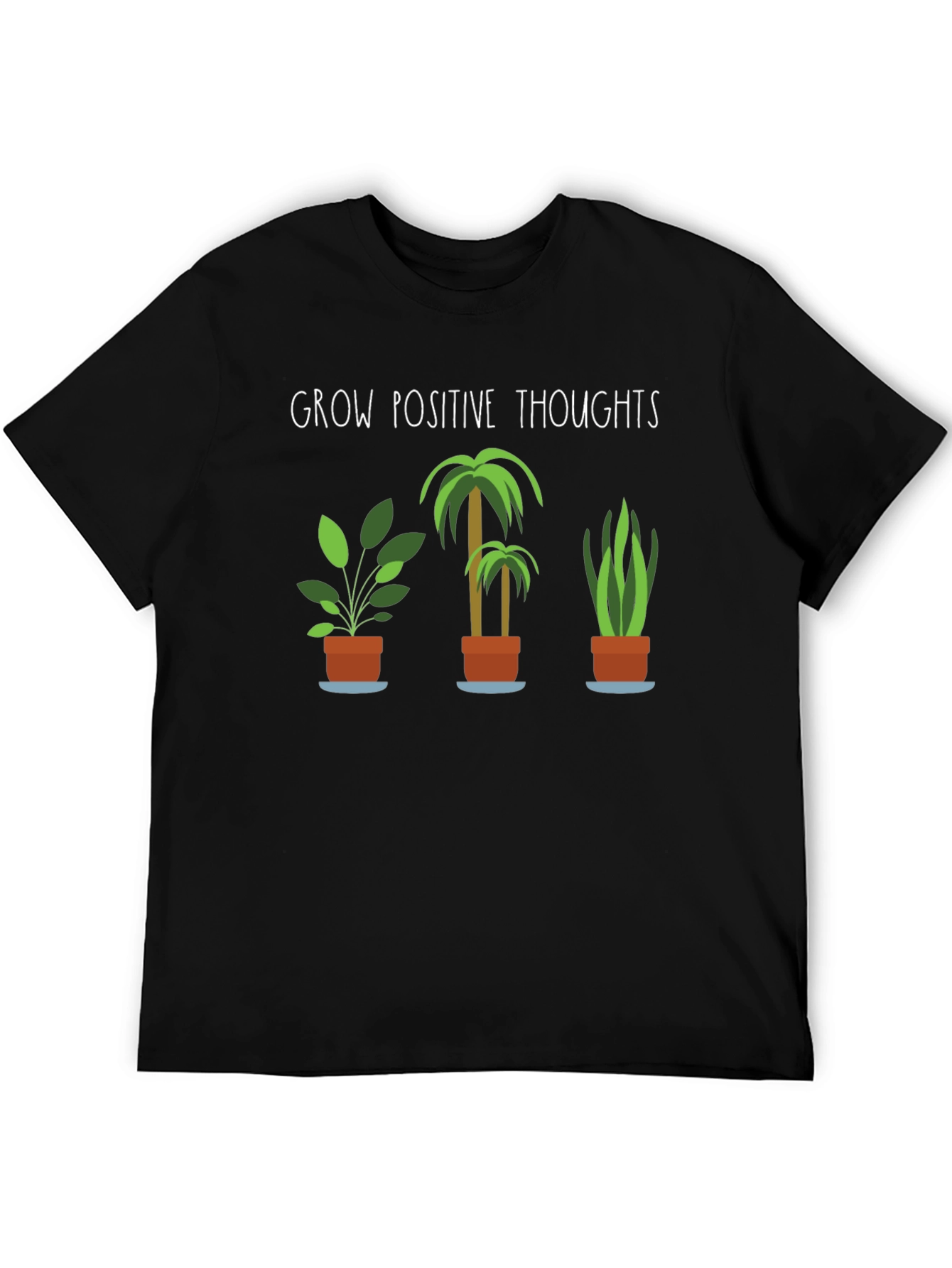 Grow Positive Thoughts Graphic T-Shirt