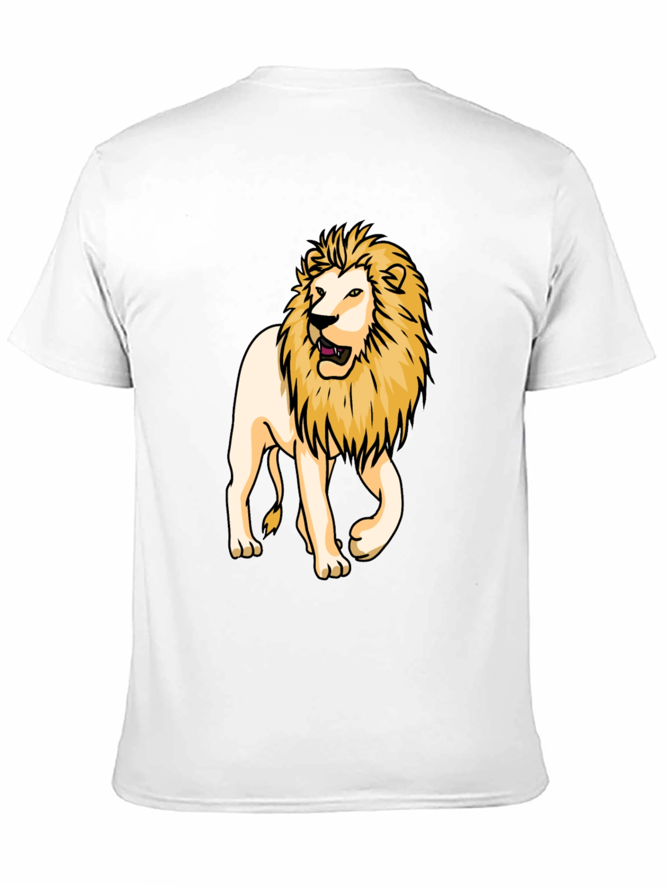 Lion Graphic Tee - Bold Black T-Shirt