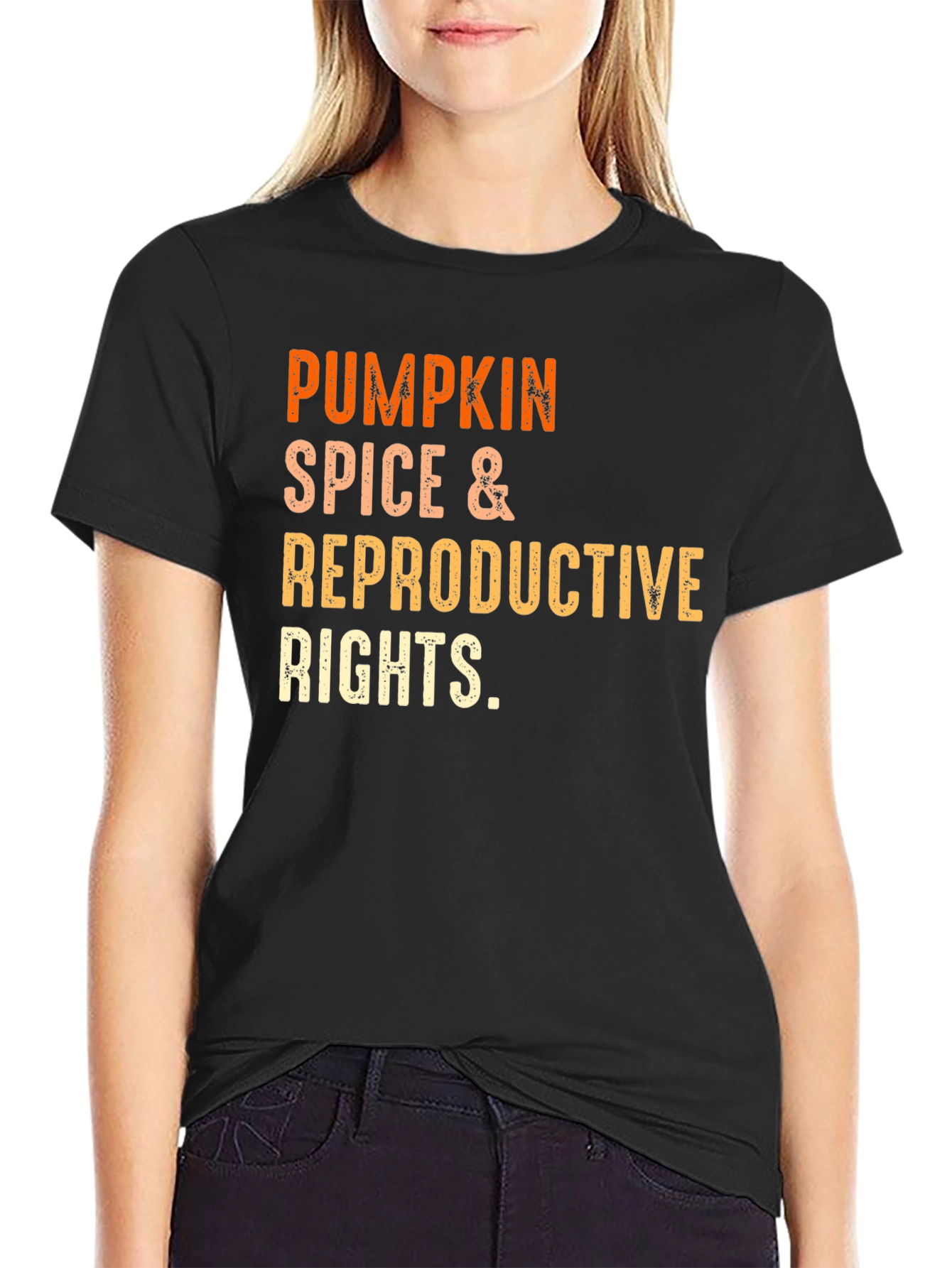 Pumpkin Spice & Reproductive Rights T-Shirt