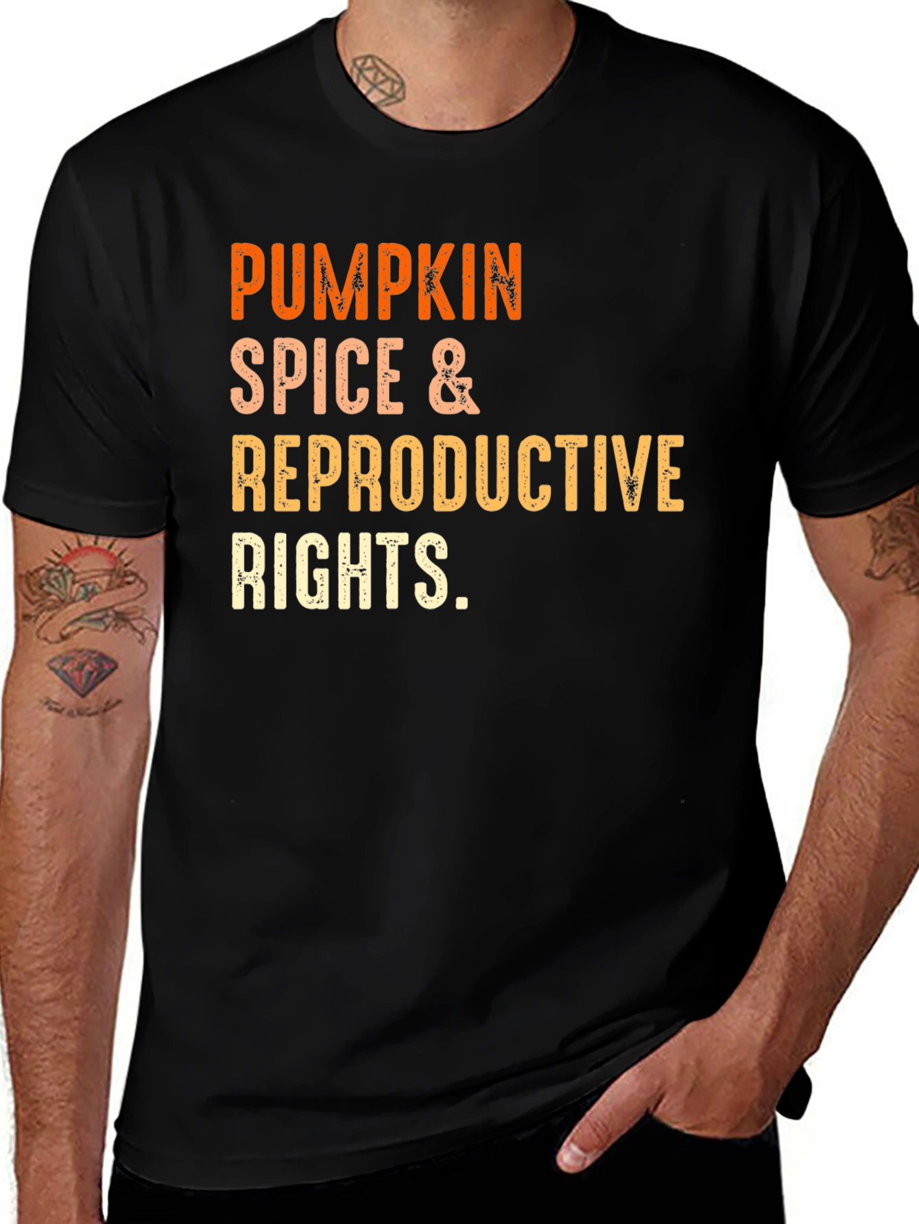 Pumpkin Spice & Reproductive Rights T-Shirt