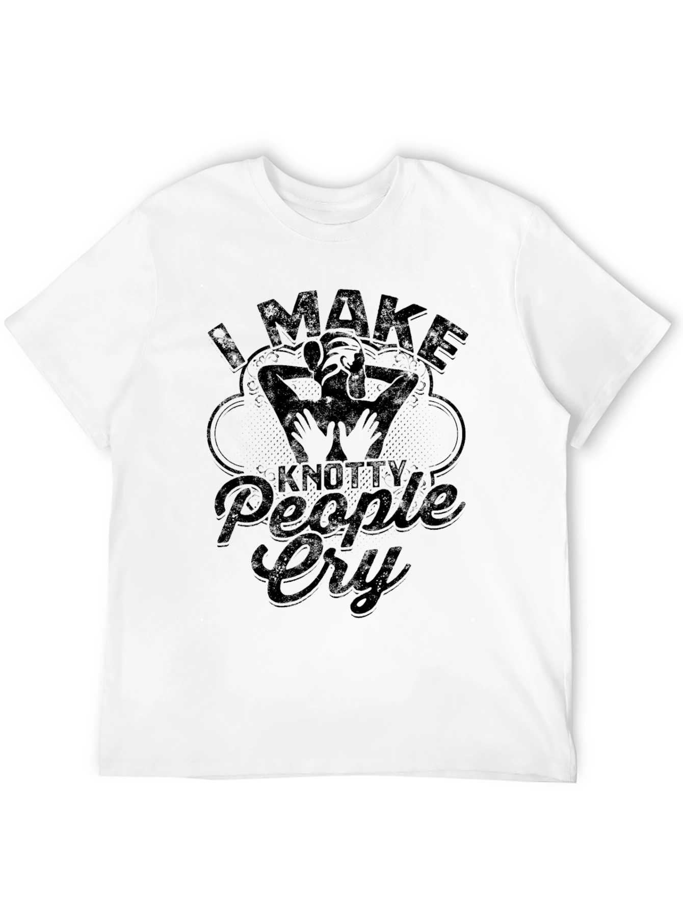 Knotty People Cry Massage Therapist T-Shirt