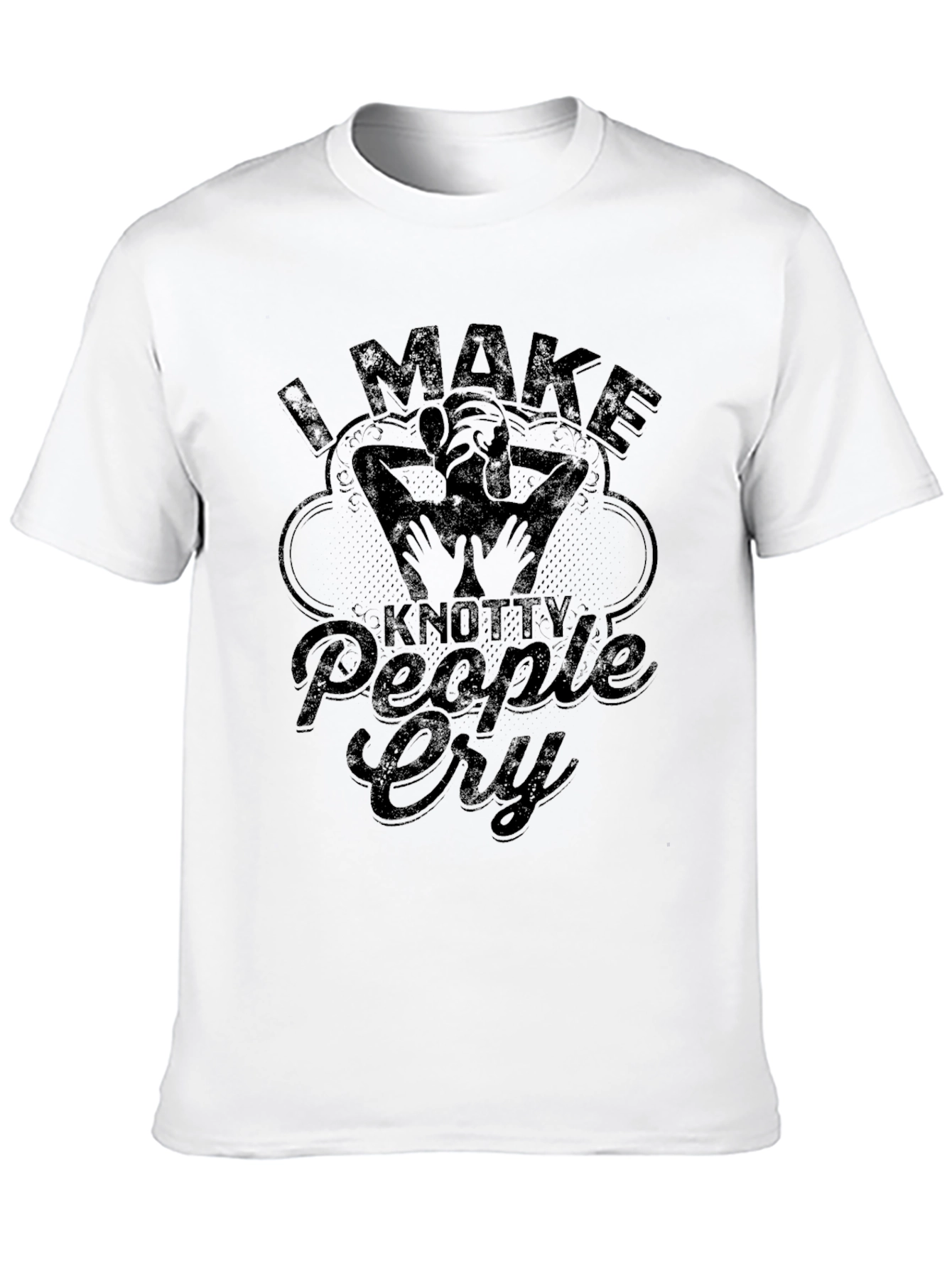 Knotty People Cry Massage Therapist T-Shirt