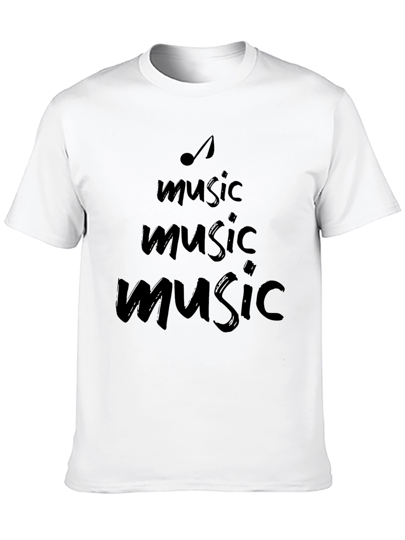 Music Lover Tee - Black Graphic T-Shirt