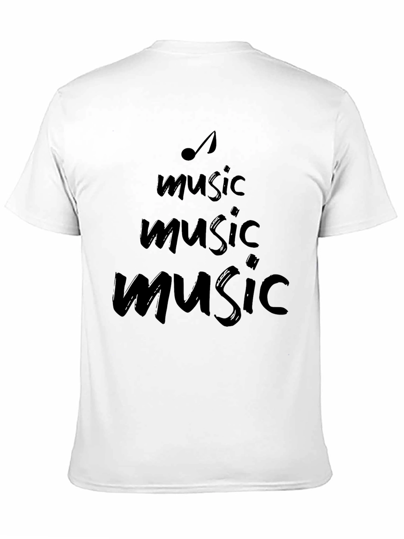 Music Lover Tee - Black Graphic T-Shirt