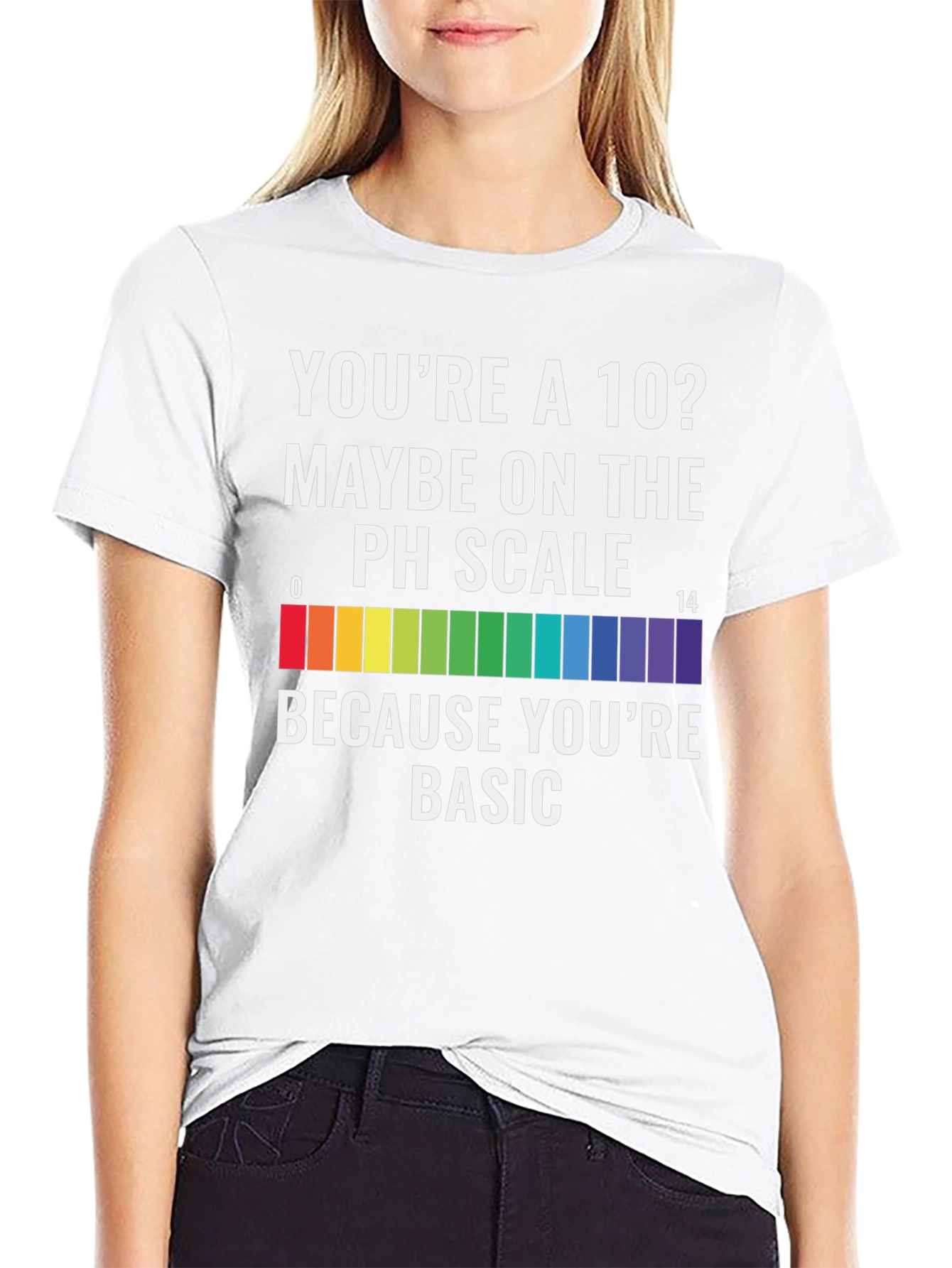 Youre a 10? PH Scale Basic Mens Graphic T-Shirt